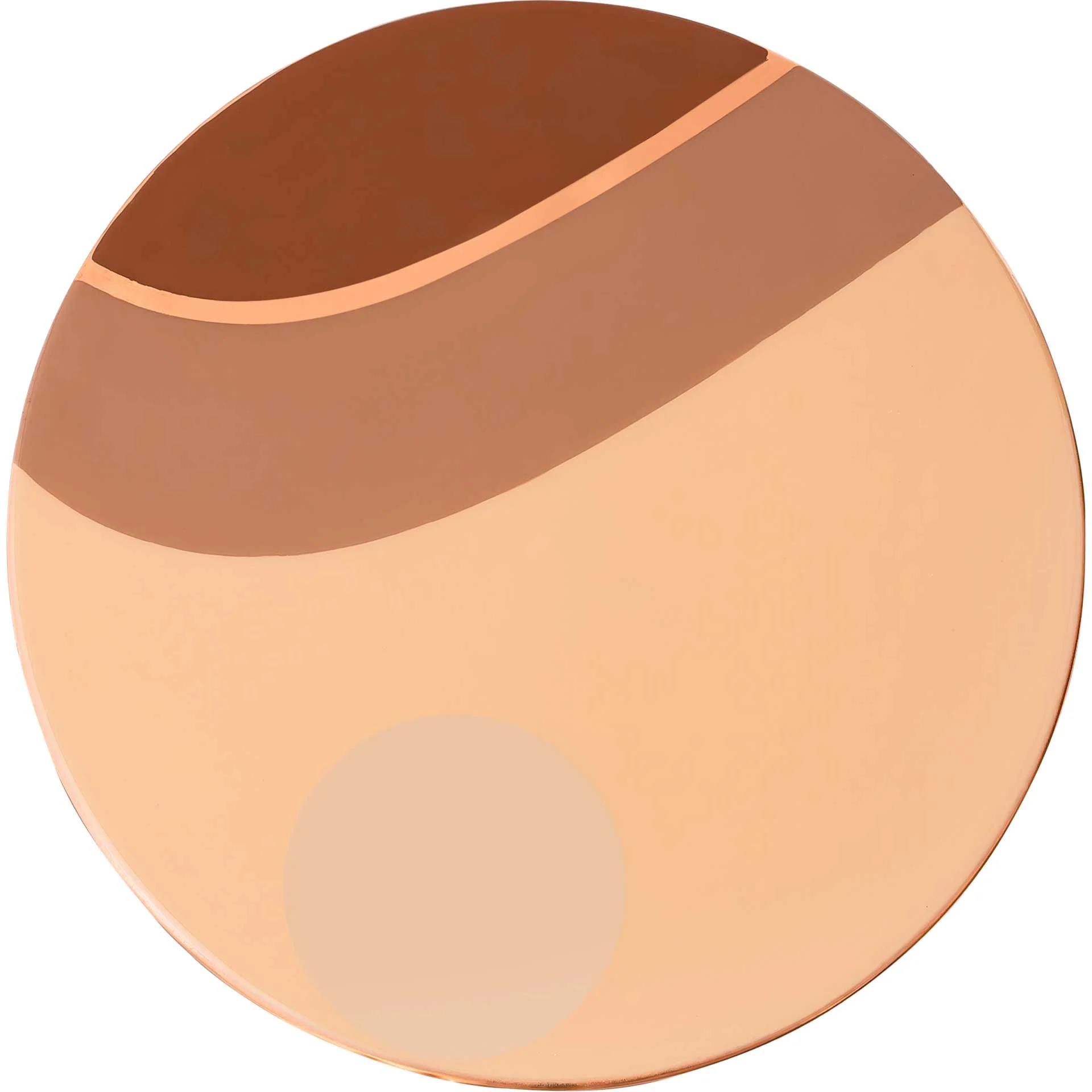 Sunflower Handpainted Side Table Copper - Image 4