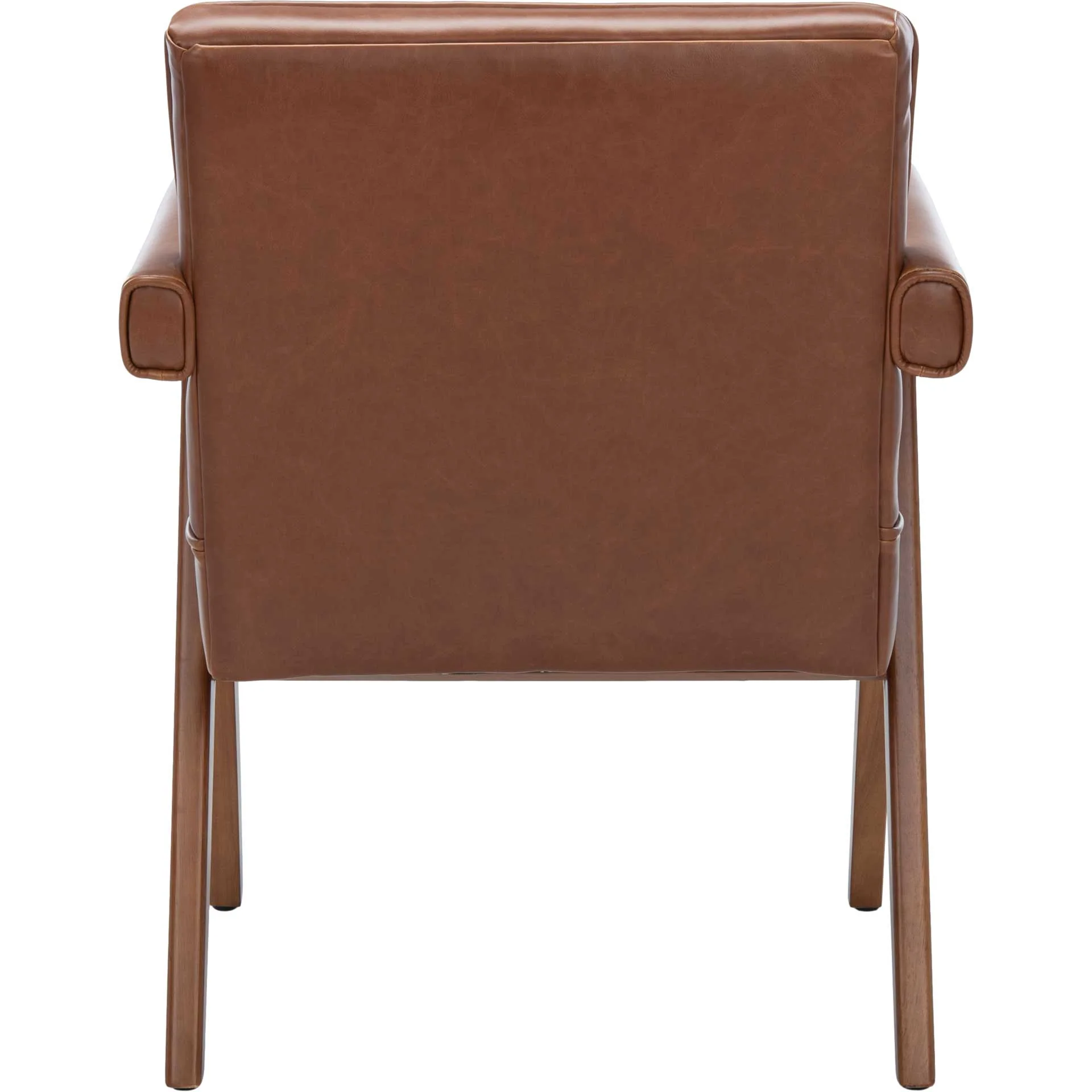 Sunflower Mid Century Arm Chair Cognac/Walnut - Image 4