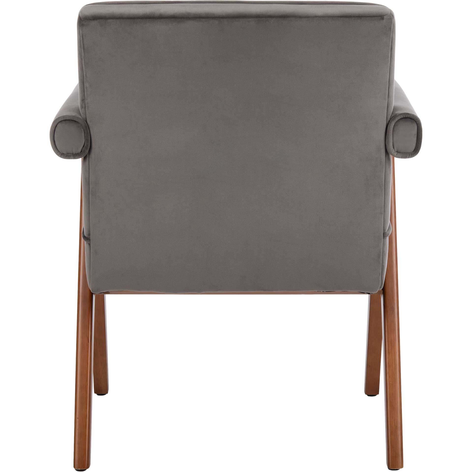Sunflower Mid Century Arm Chair Gray/Walnut - Image 4