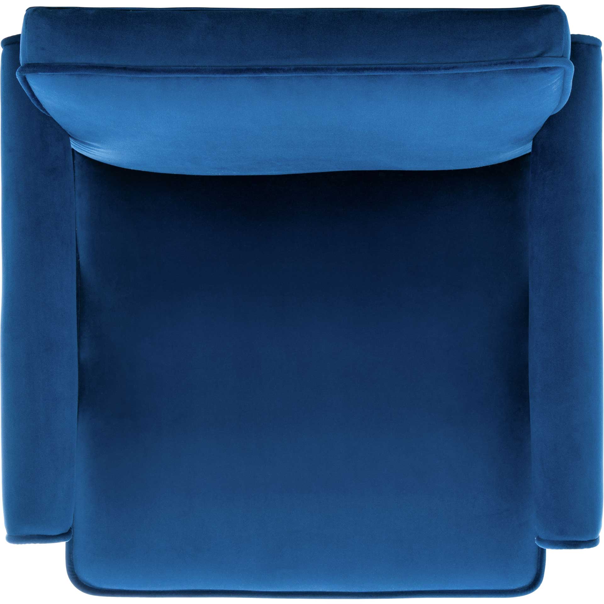 Sunflower Mid Century Arm Chair Navy/Walnut - Image 6