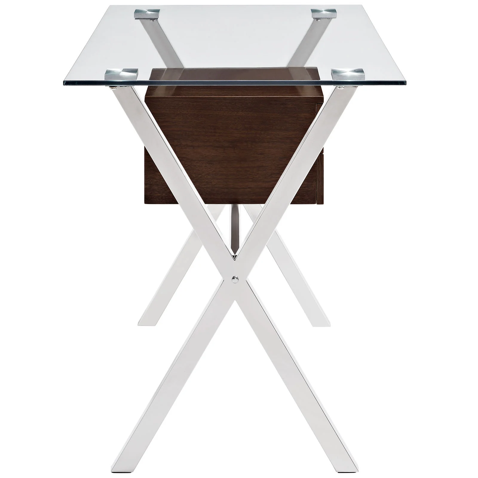 Suspension Office Desk Walnut - Image 2
