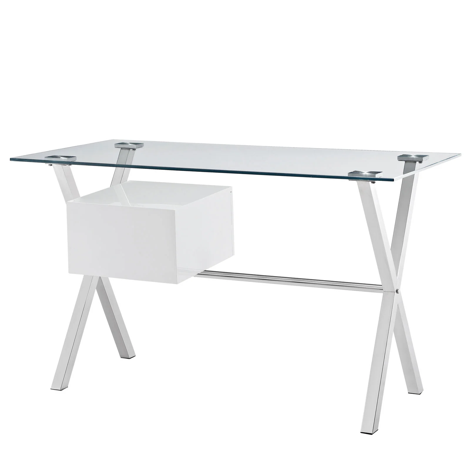 Suspension Office Desk White - Image 3