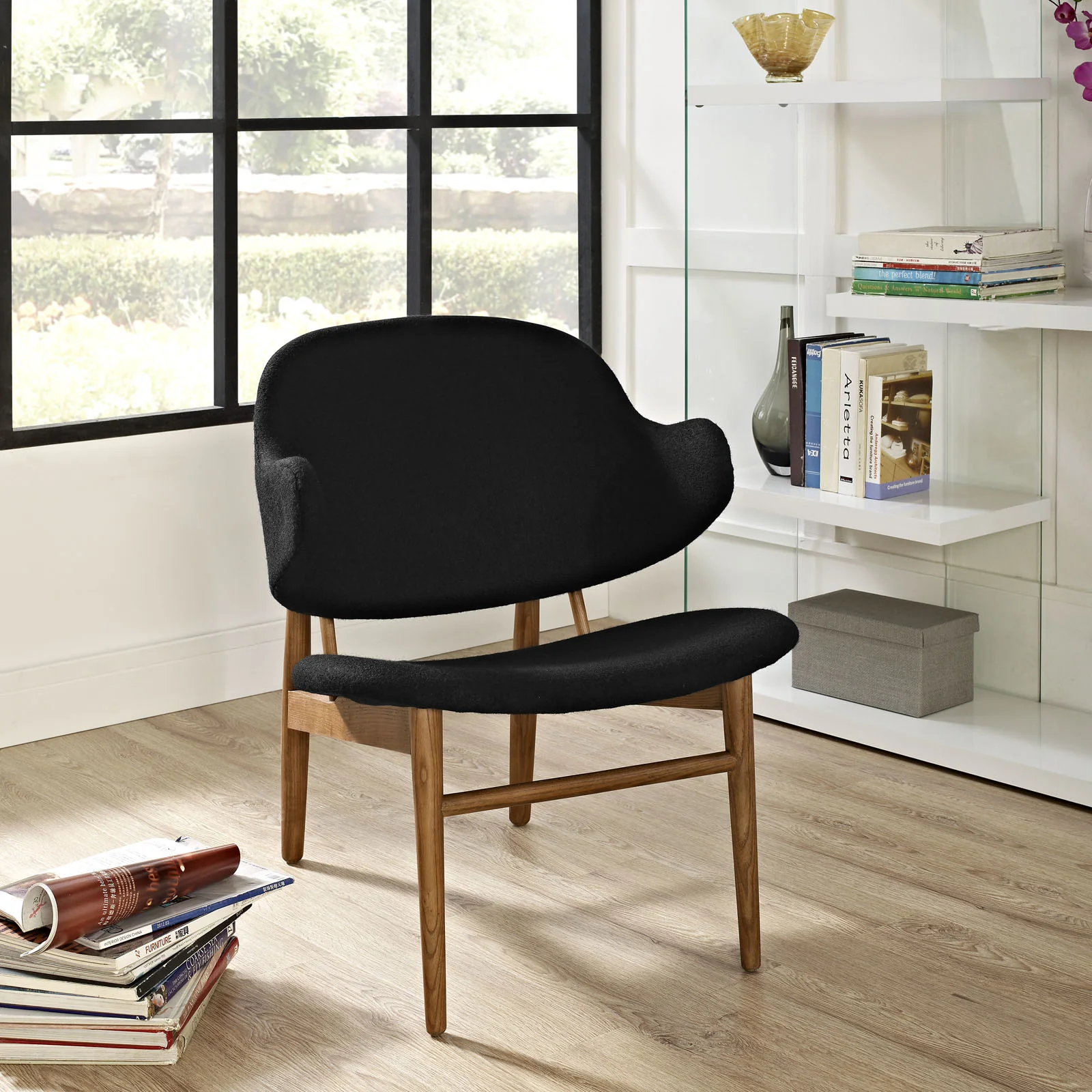 Sussex Lounge Chair Maple Black - Image 4