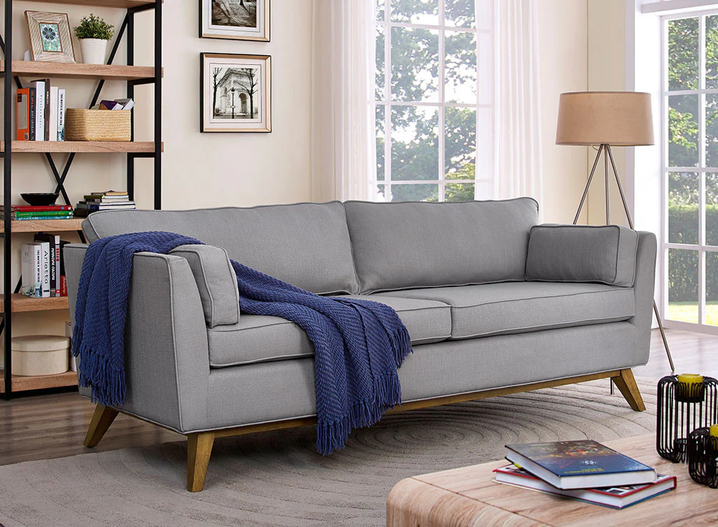 Sutton Light Gray Sofa - Image 6