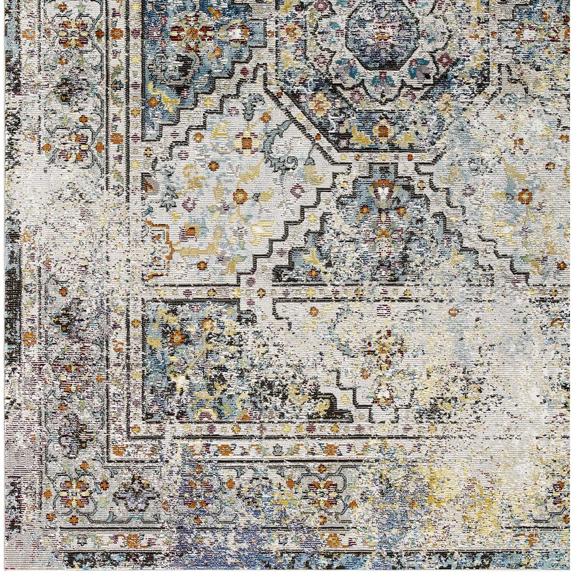 Sutton Medallion Area Rug Multicolored - Image 2