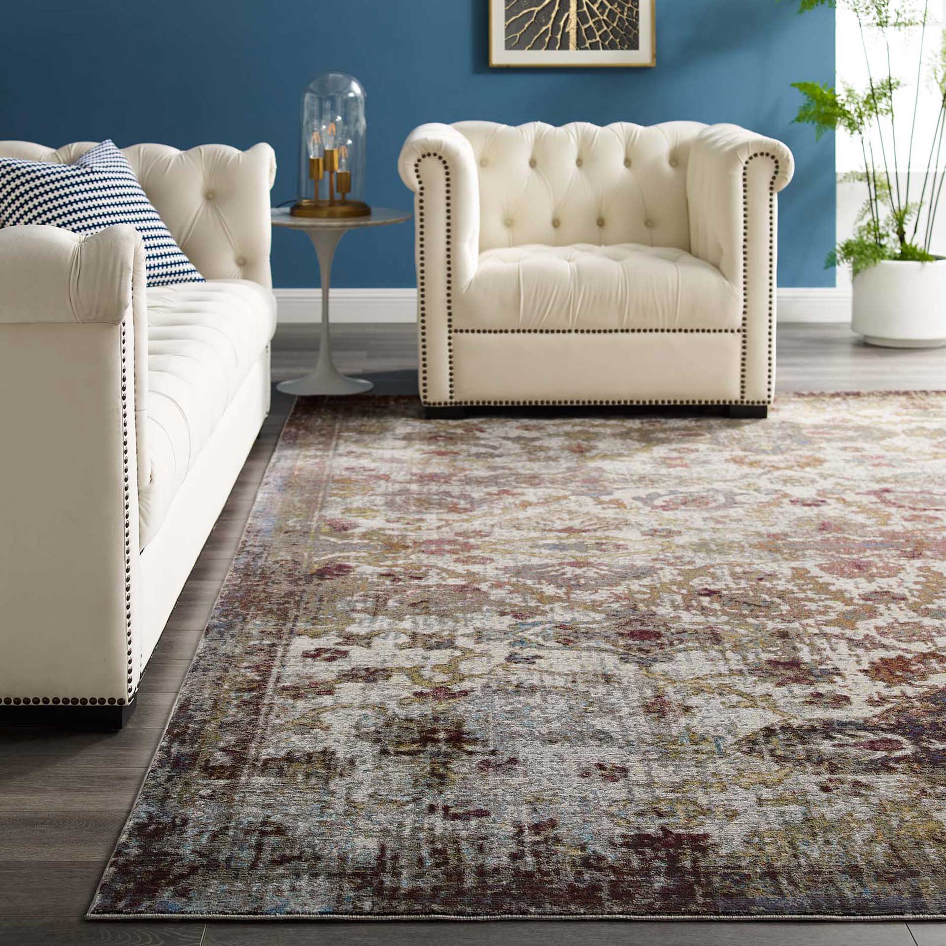 Sutton Oriental Area Rug Multicolored - Image 8