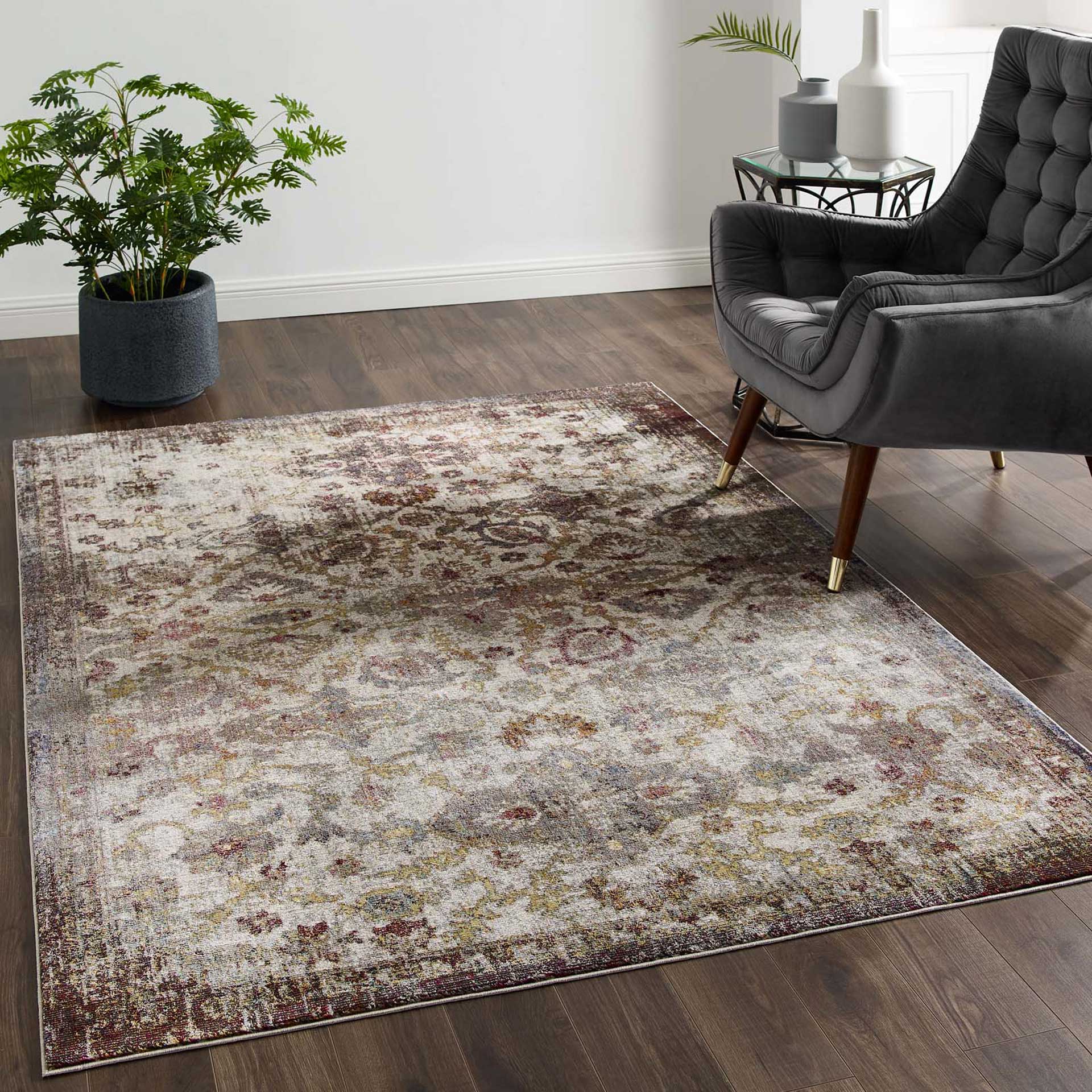 Sutton Oriental Area Rug Multicolored - Image 9