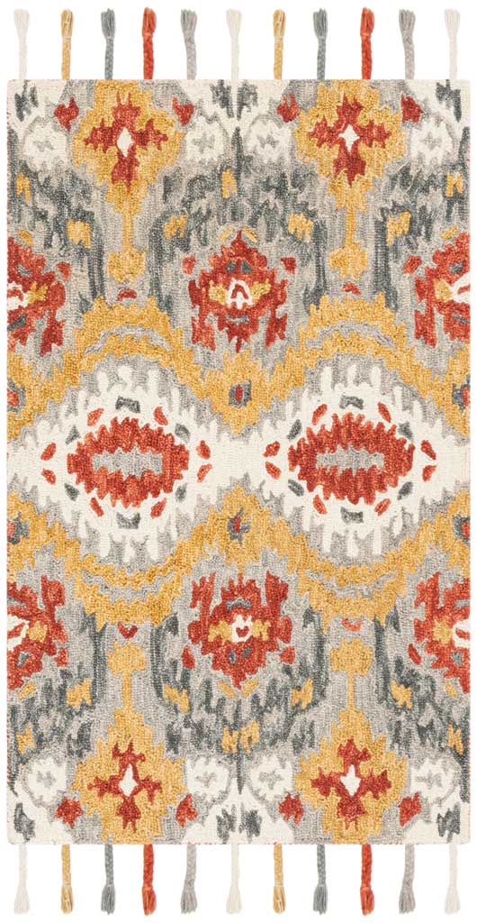Suzani Gray/Gold Area Rug - Image 2