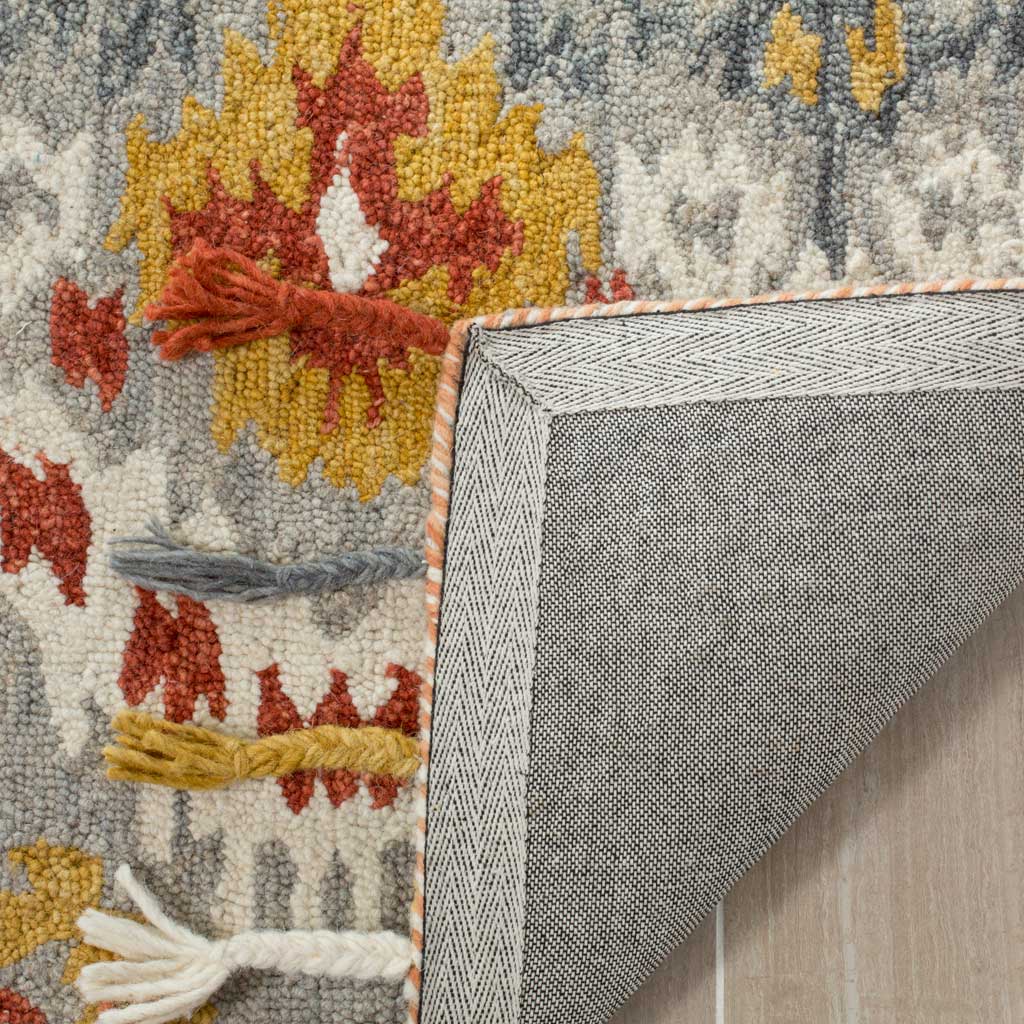Suzani Gray/Gold Area Rug - Image 4