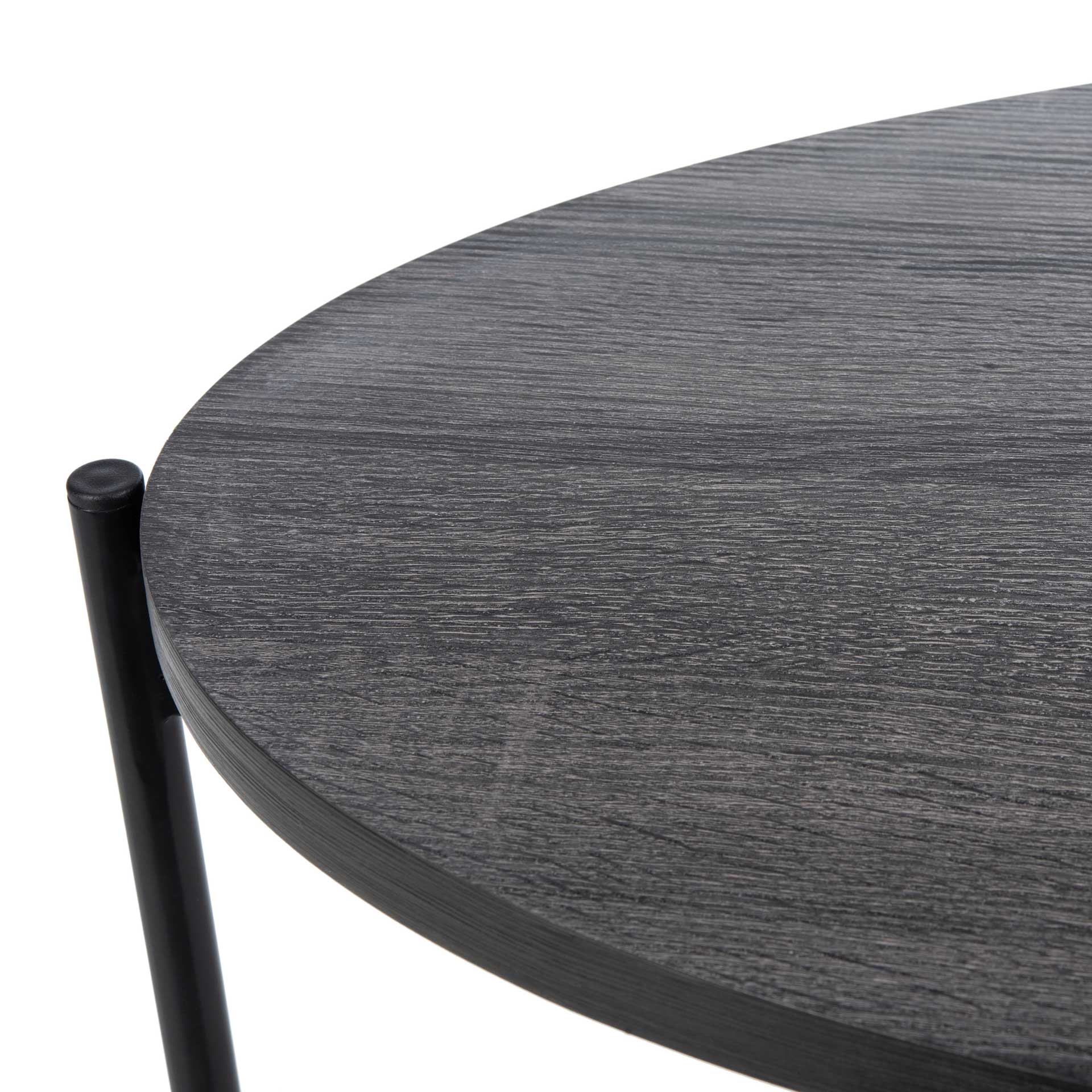 Svaha Side Table Dark Gray Oak/Black - Image 5