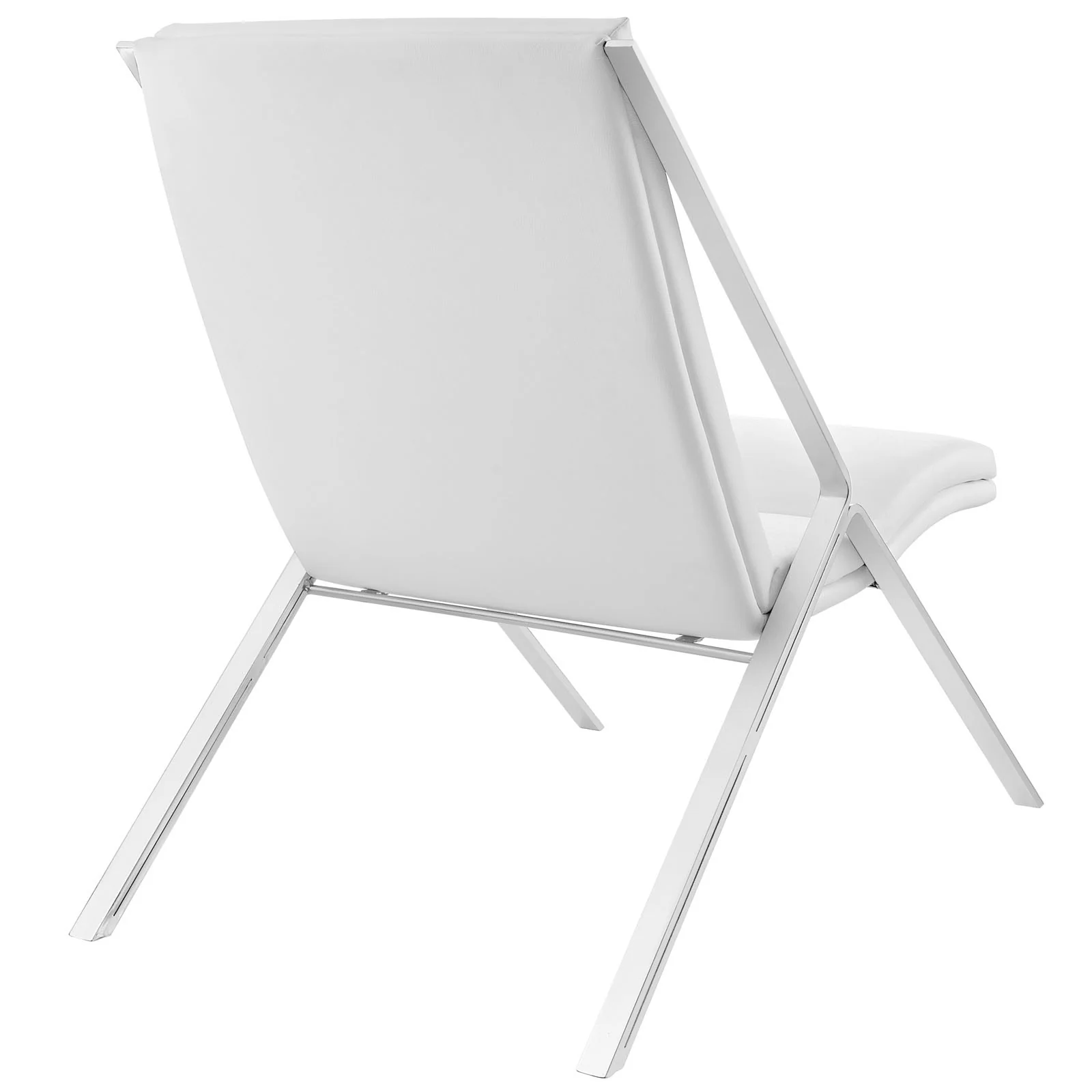 Swain Vinyl Lounge Chair White - Image 3