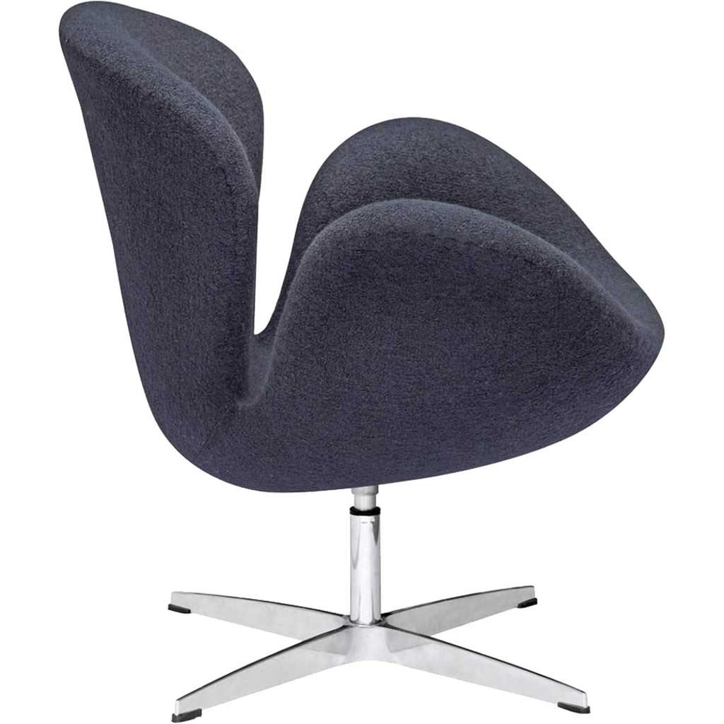 Swan Chair Fabric Black - Image 2