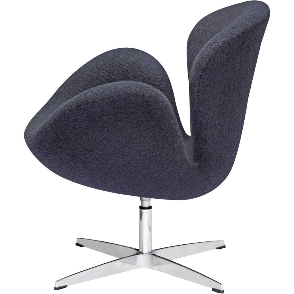 Swan Chair Fabric Black - Image 4