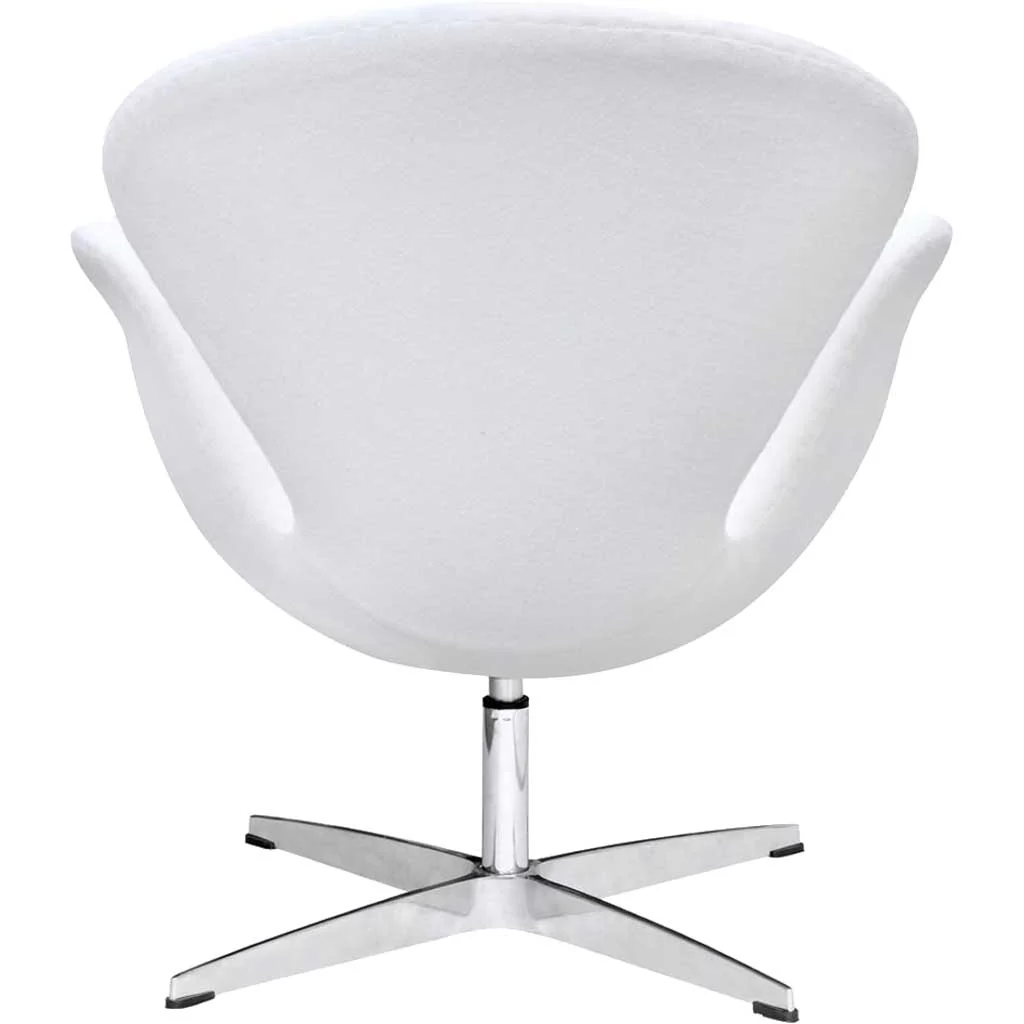 Swan Chair Fabric White - Image 3