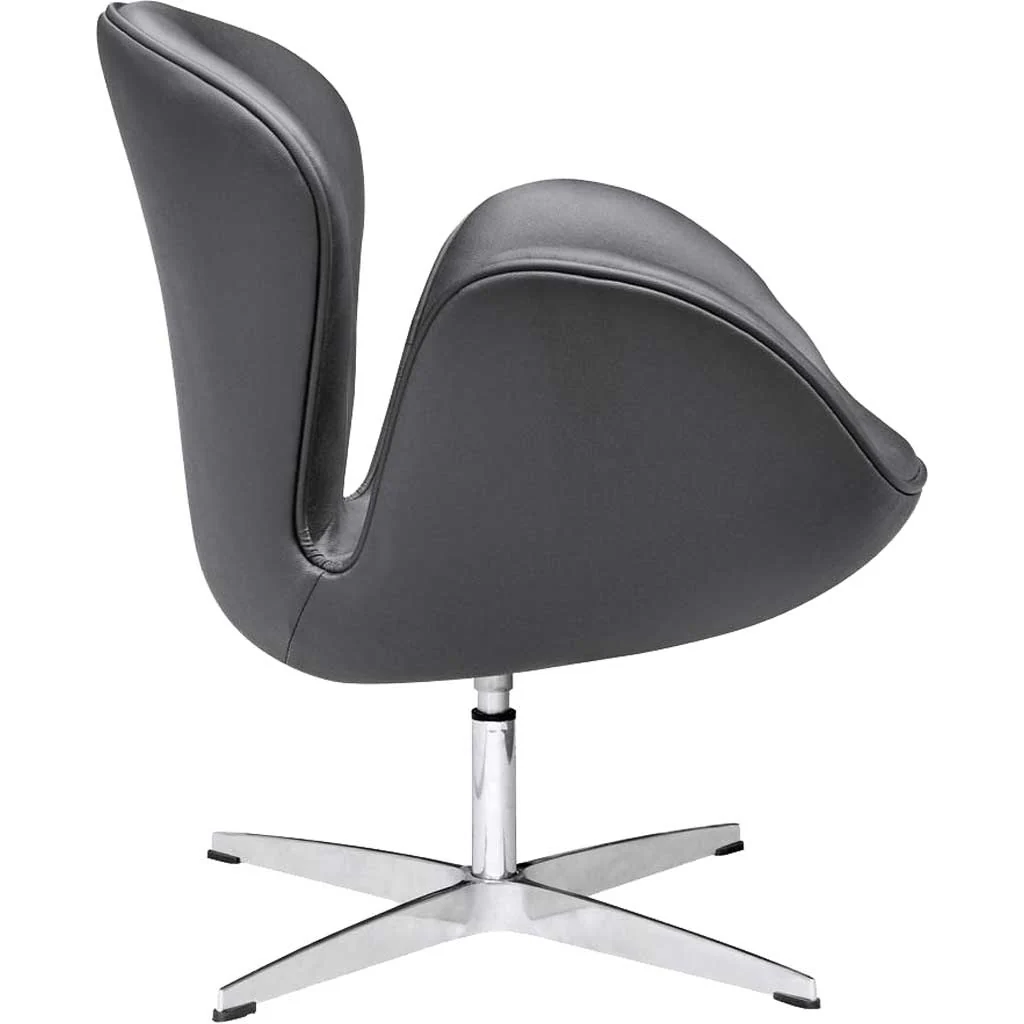 Swan Chair Leather Black - Image 2