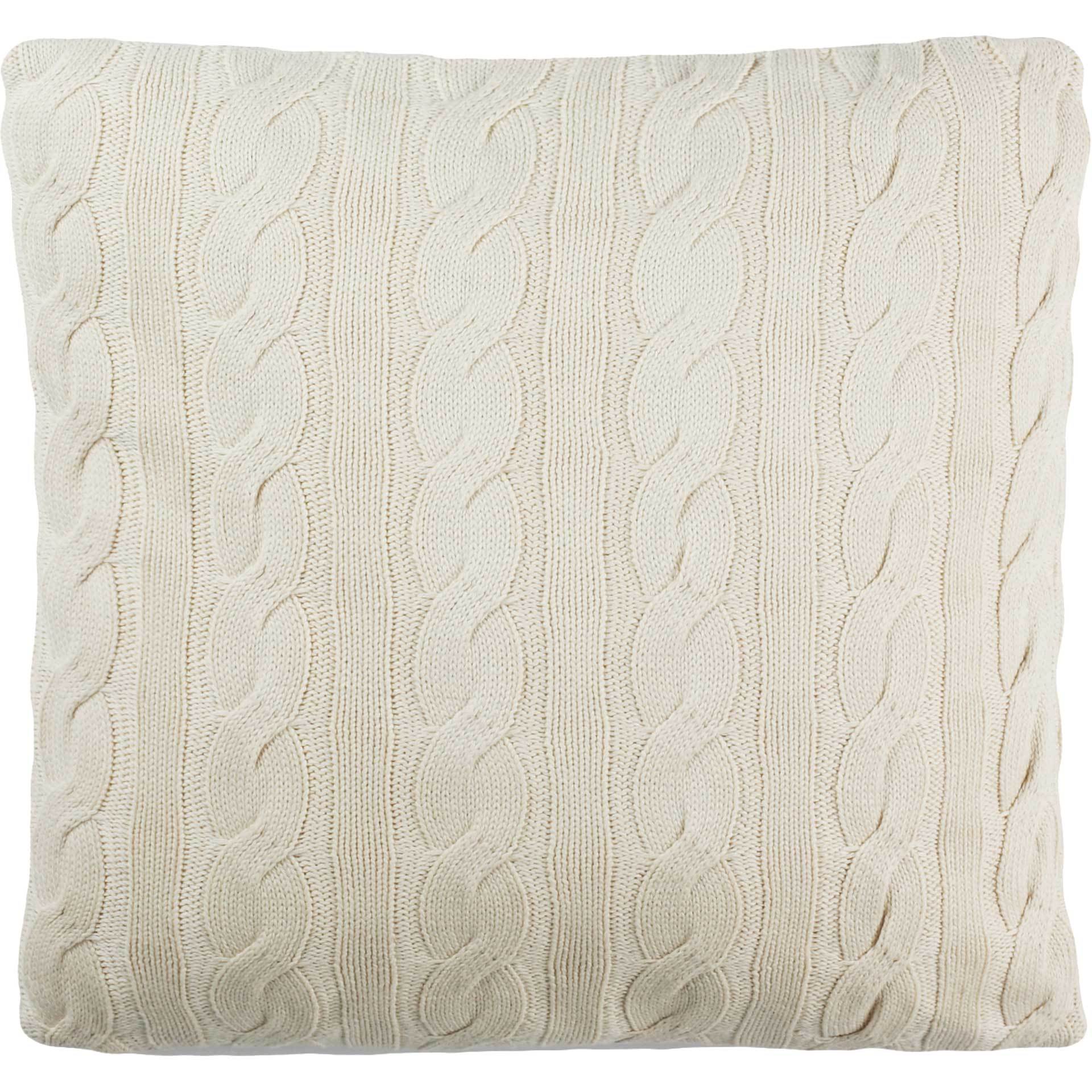 Swan Knit Pillow Natural - Image 2