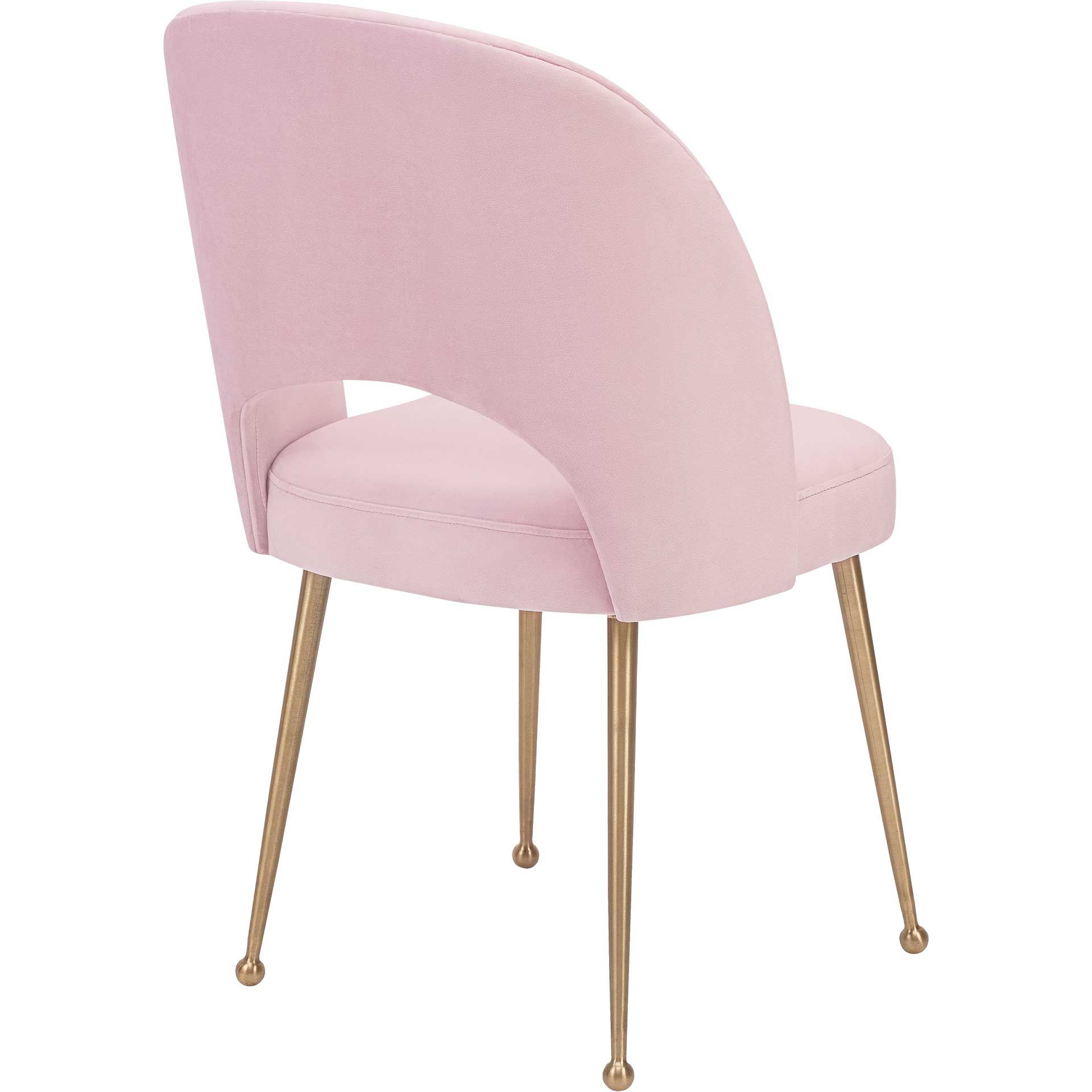 Swift Velvet Chair Blush - Image 3