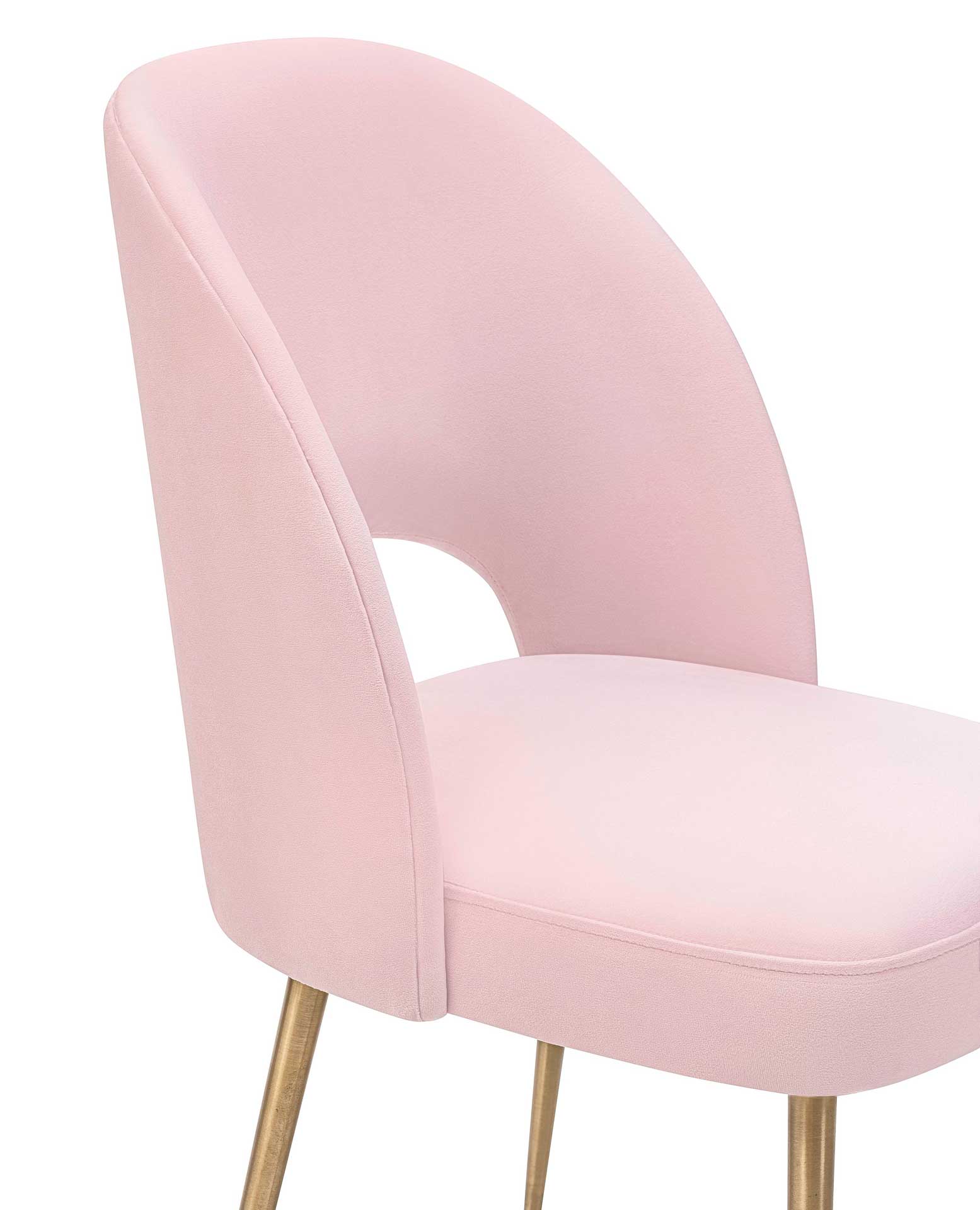 Swift Velvet Chair Blush - Image 4