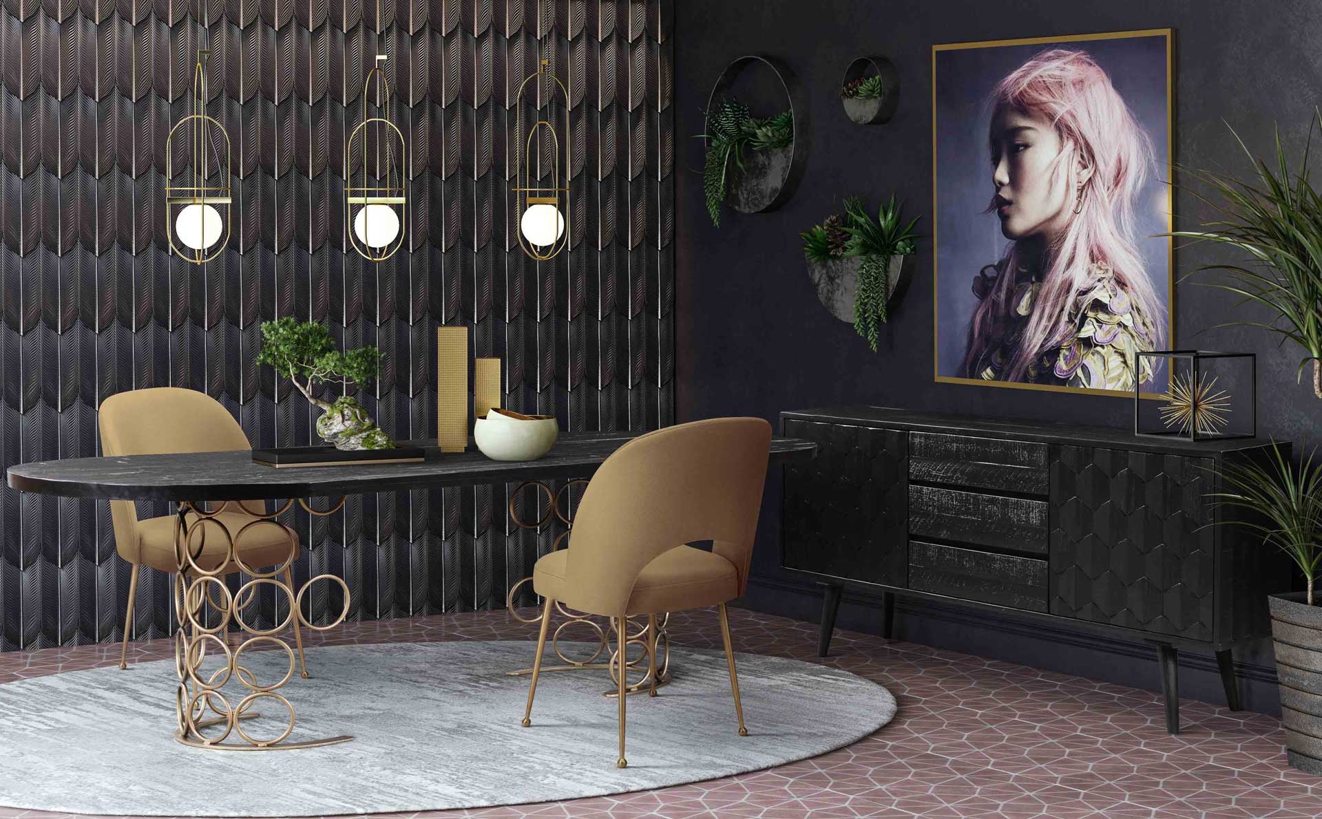 Swift Velvet Chair Cognac - Image 6