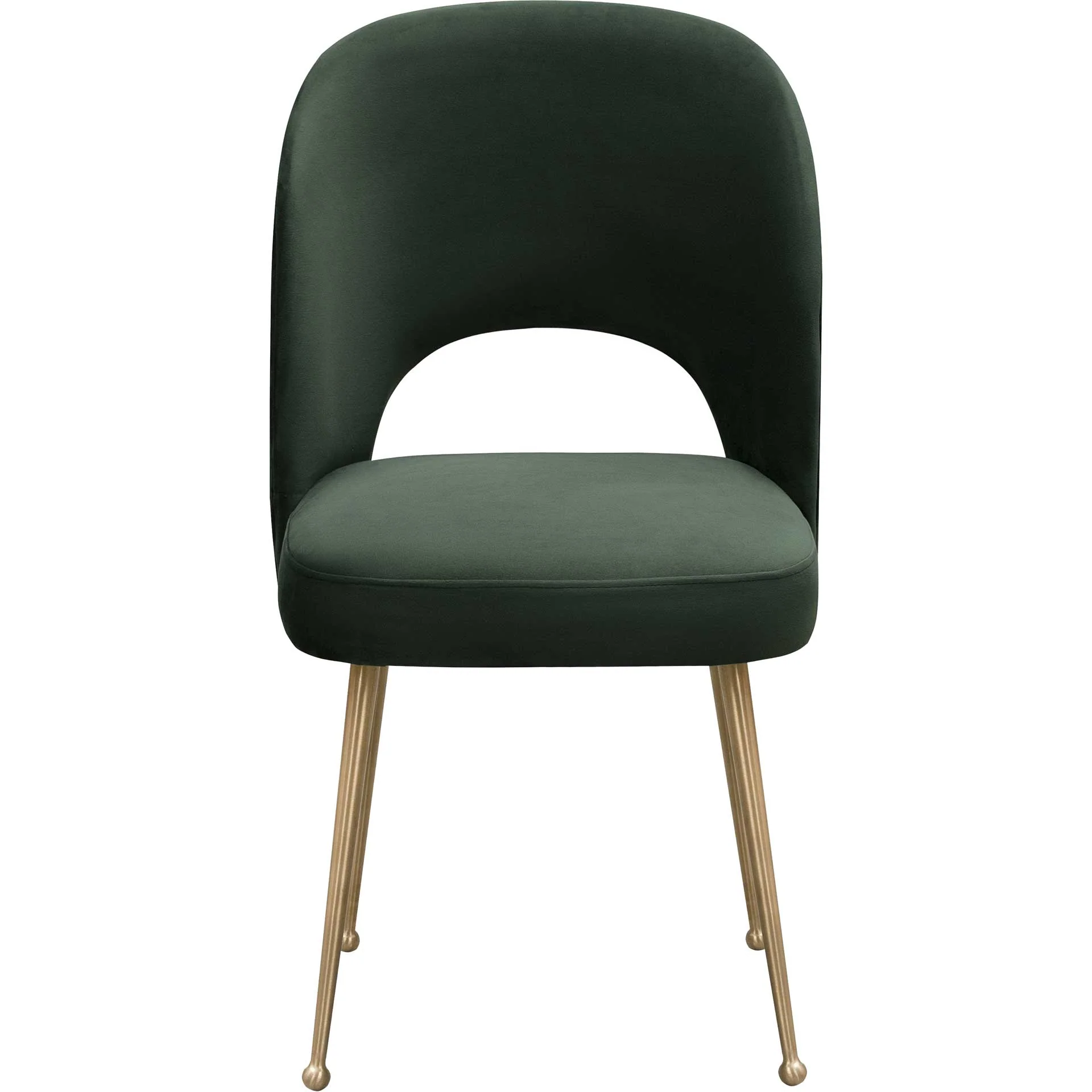 Swift Velvet Chair Forest Green - Image 2