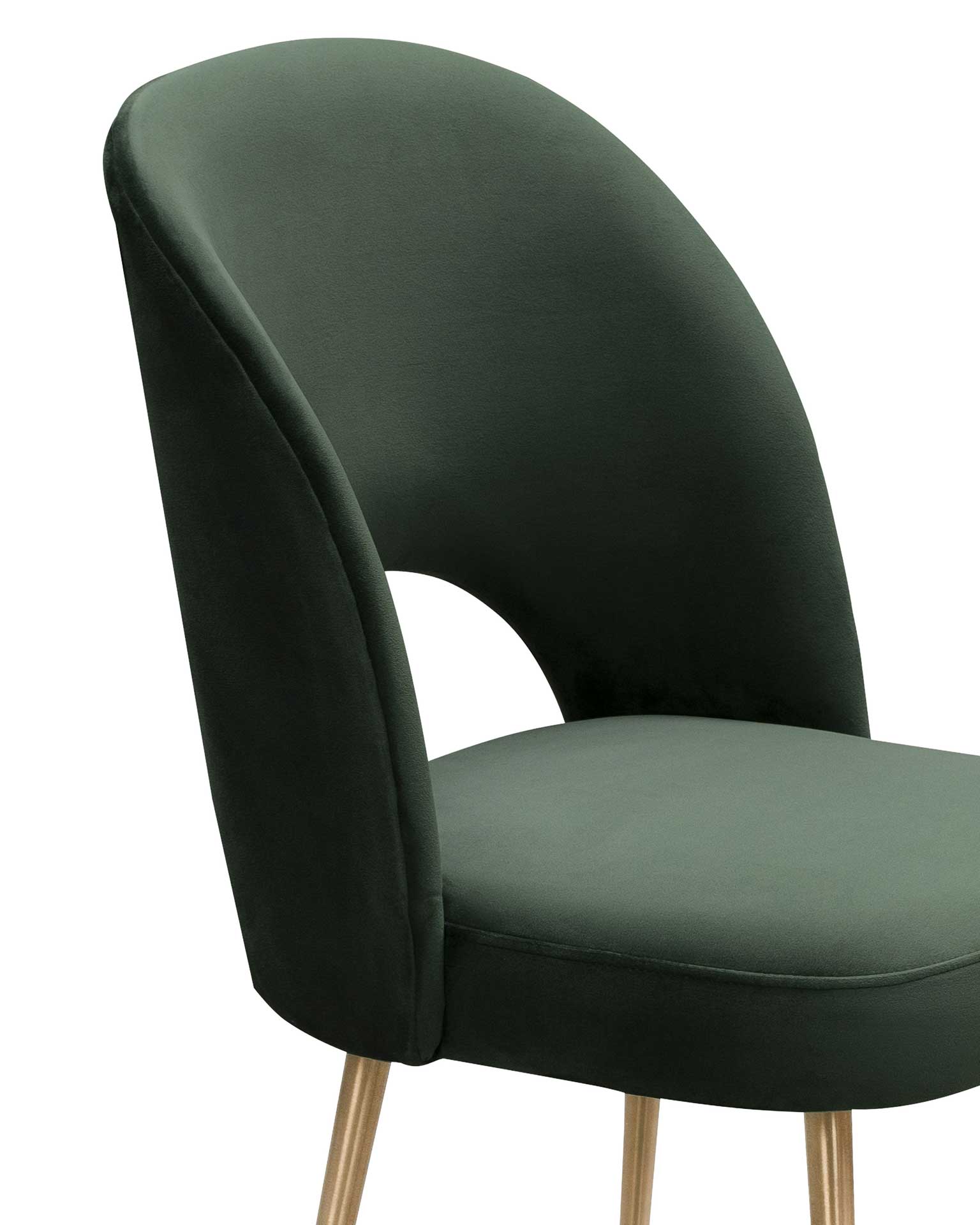 Swift Velvet Chair Forest Green - Image 4