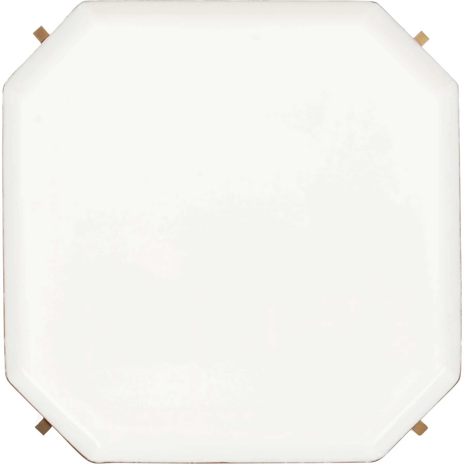 Sybella 5 Tier Etagere White/Brass - Image 3