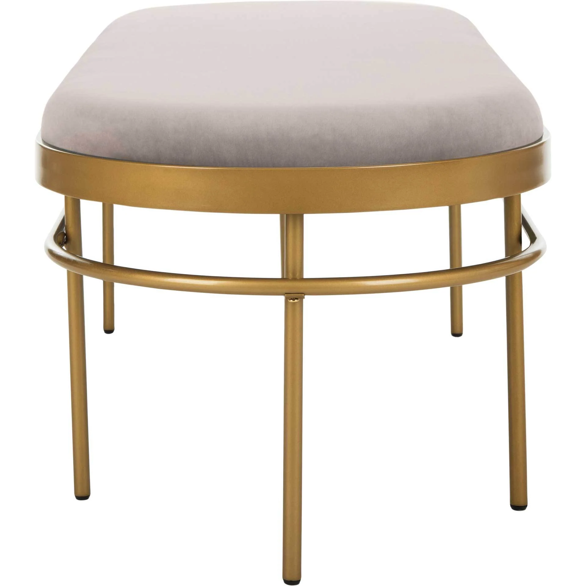Sylas Oval Bench Gray/Gold - Image 3