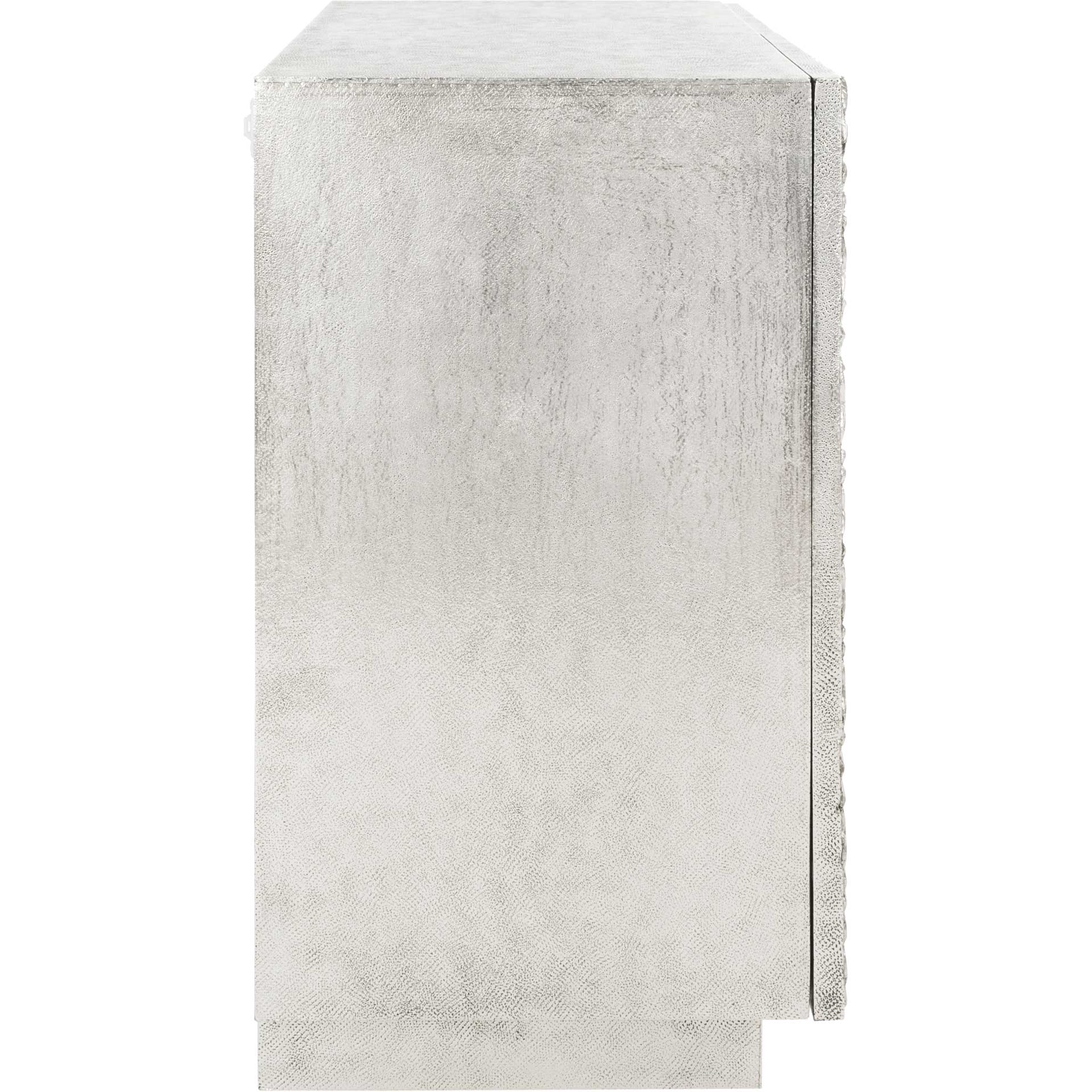 Sylvie Sunburst 2-Door Chest Silver - Image 3