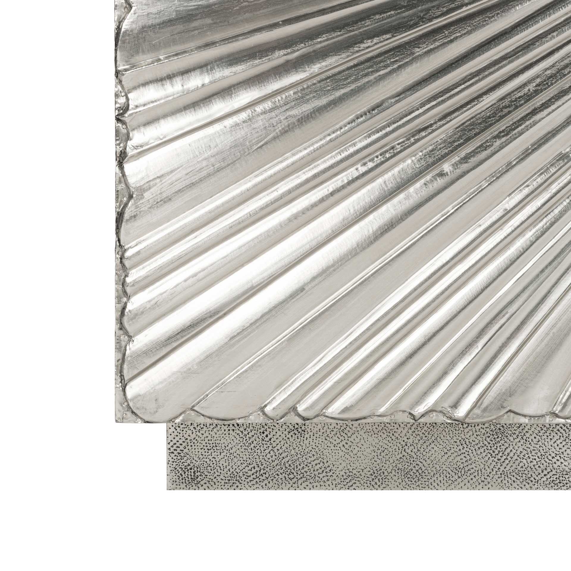 Sylvie Sunburst 2-Door Chest Silver - Image 8