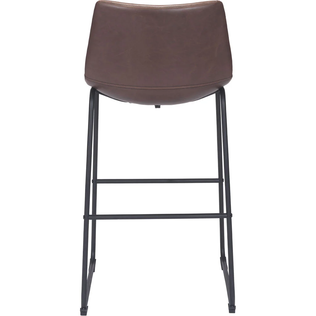 Syracuse Bar Chair Vintage Espresso - Image 4