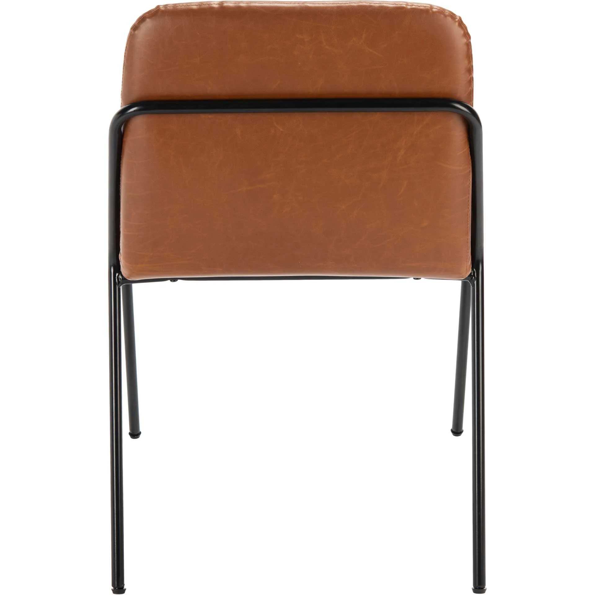 Tahlia Side Chair Light Brown/Matte Black (Set of 2) - Image 5
