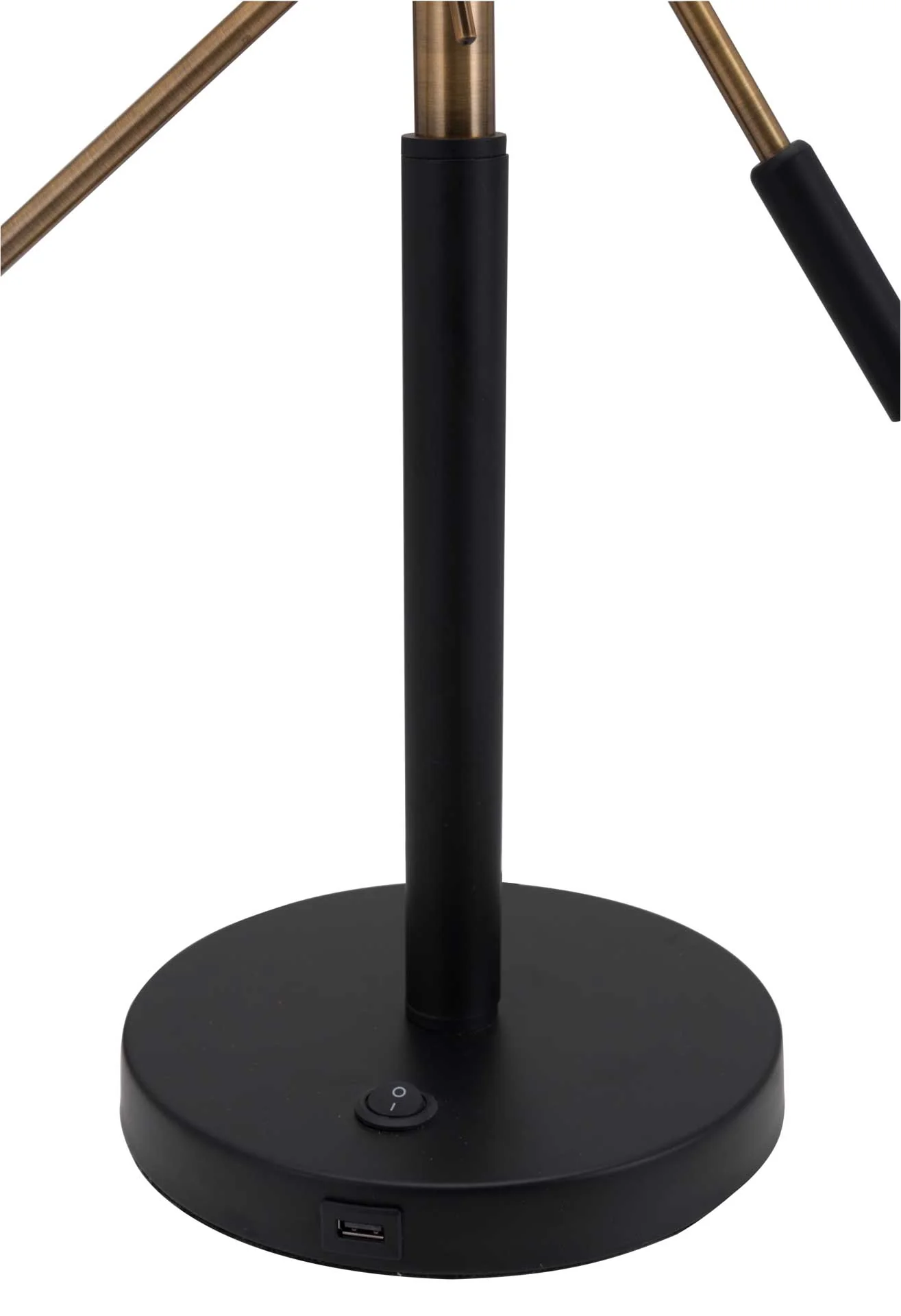 Tahoe Table Lamp Matte Black/Brass - Image 5