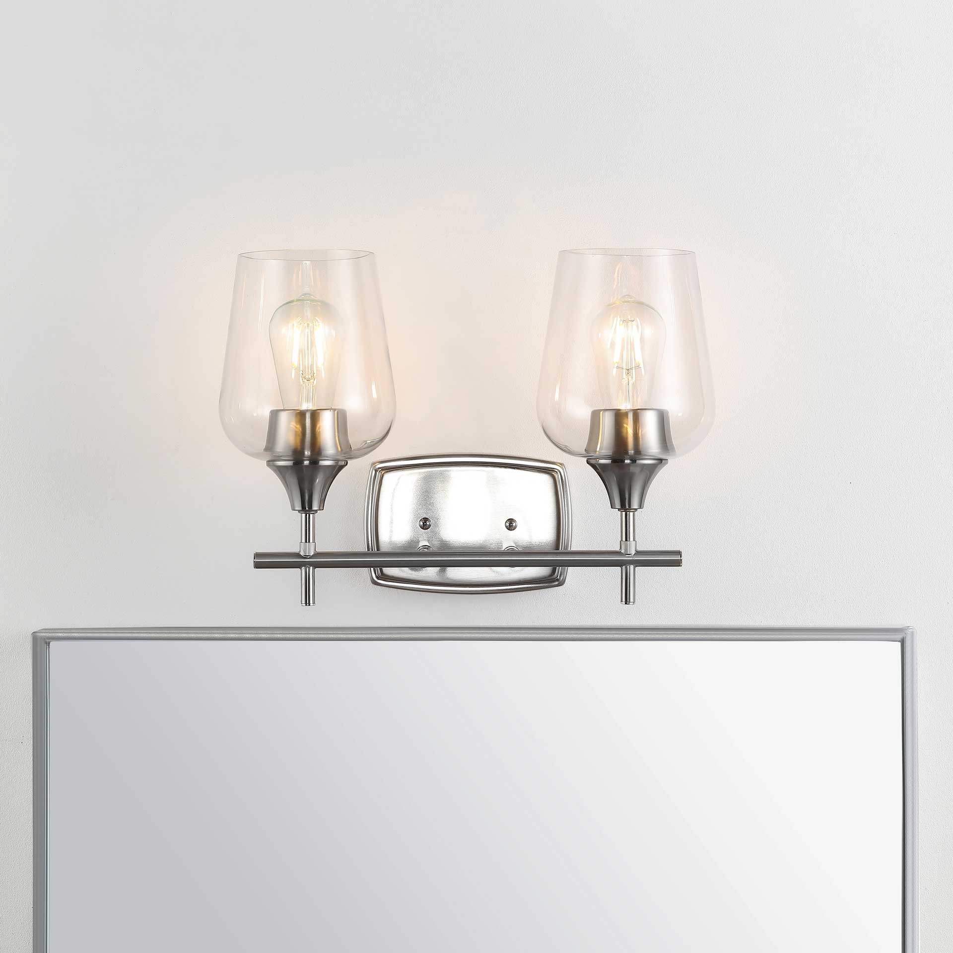 Tahseen Wall Sconce Nickel/Clear - Image 4