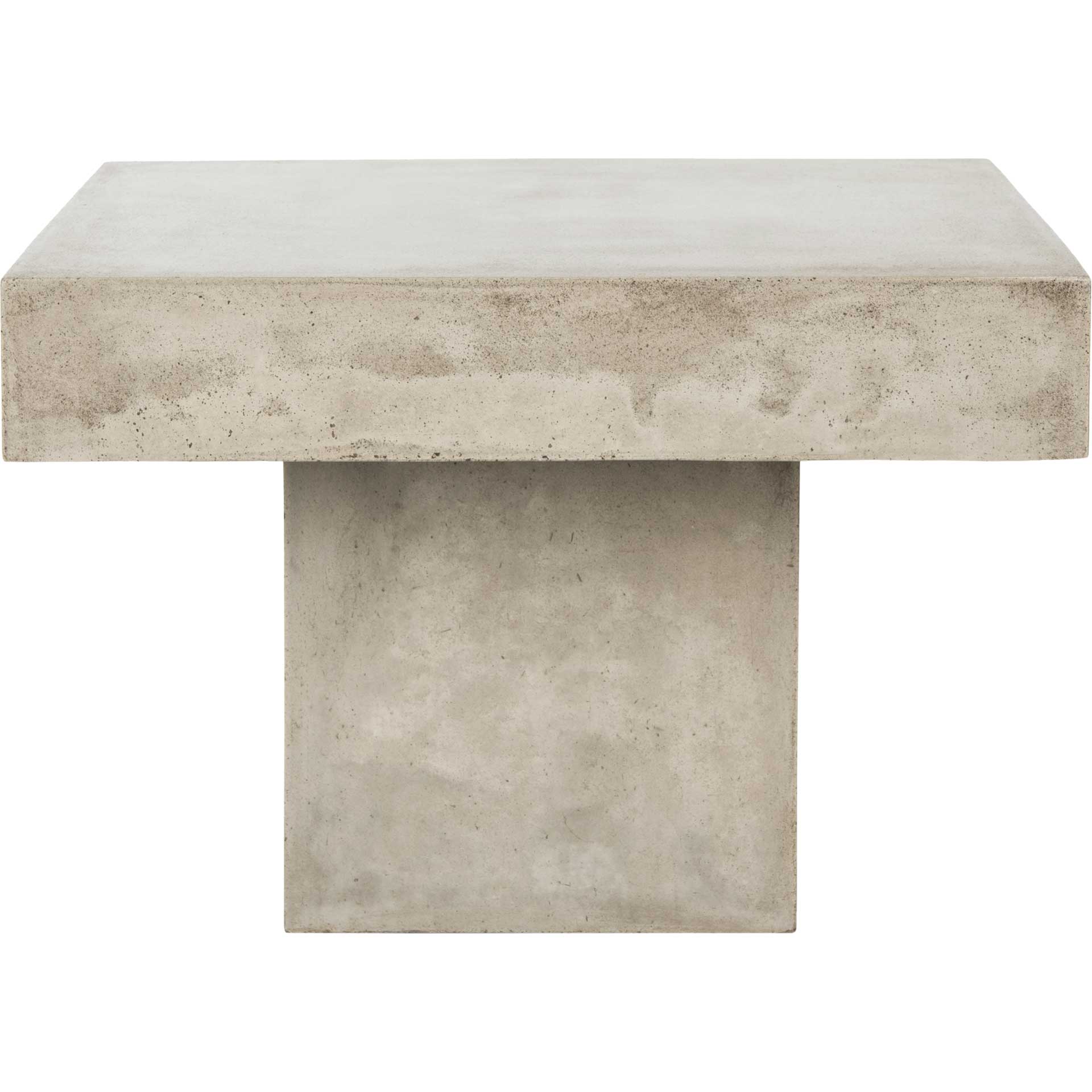 Taika Modern Concrete Coffee Table Dark Gray - Image 2