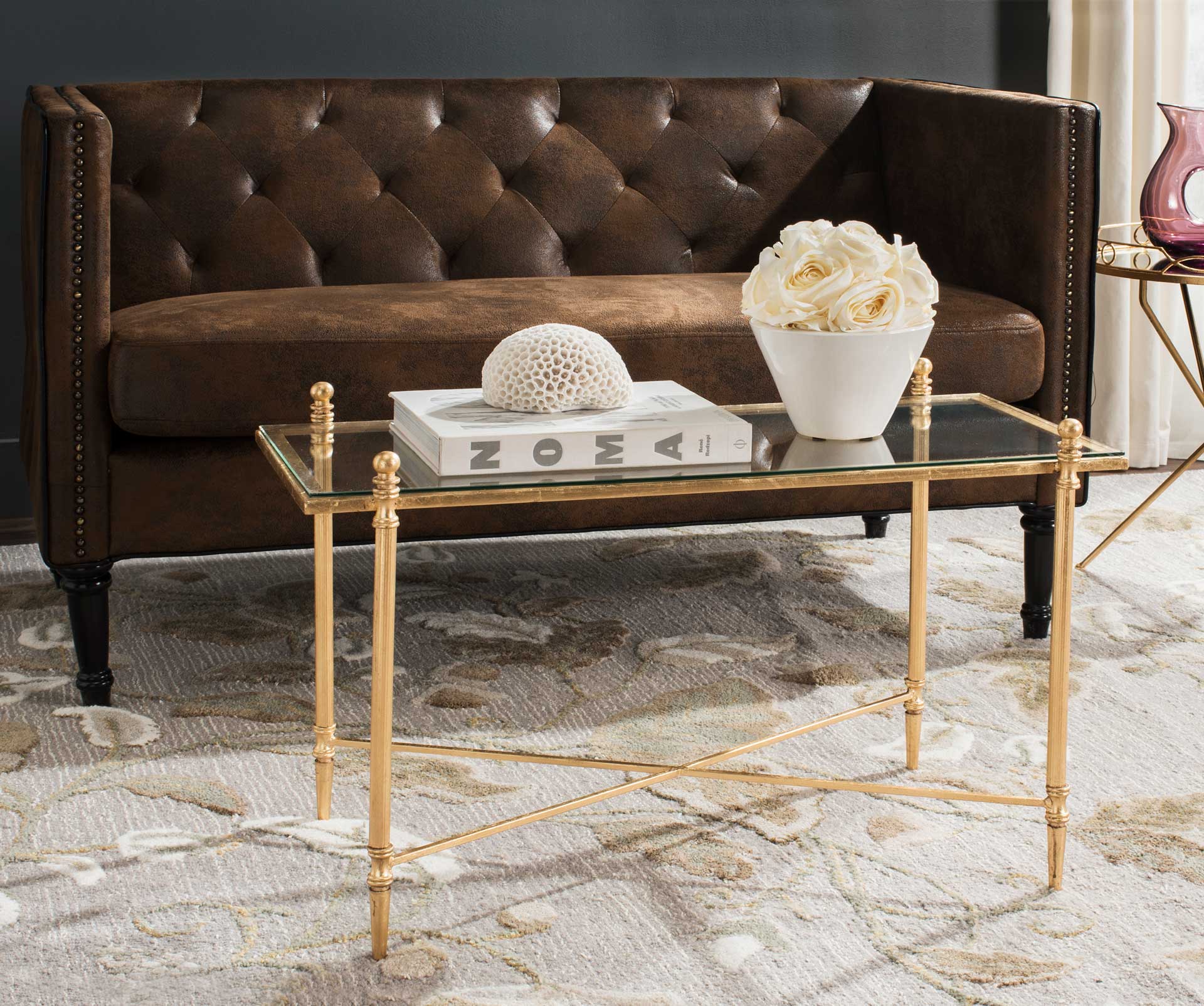 Tajhari Coffee Table Antique Gold - Image 3