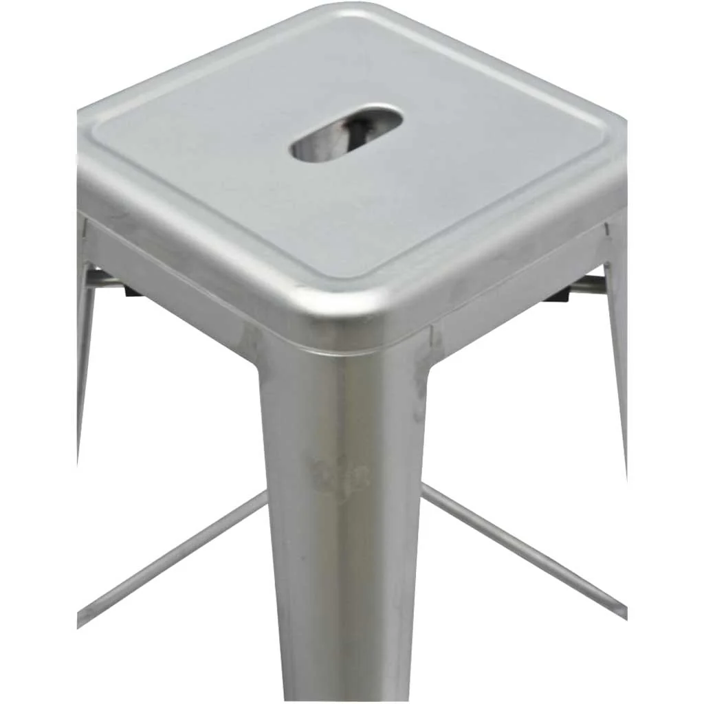 Talia Bar Stool Silver - Image 3