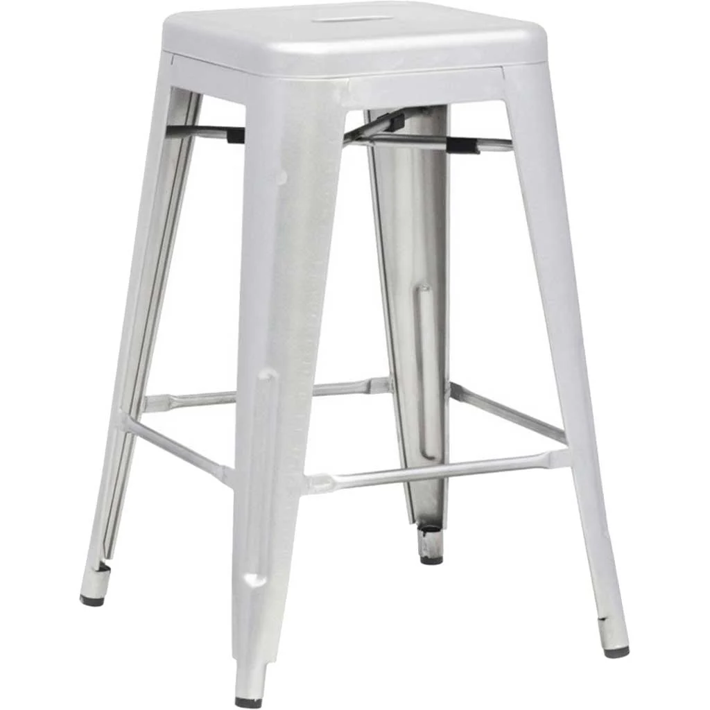 Talia Bar Stool Silver - Image 4