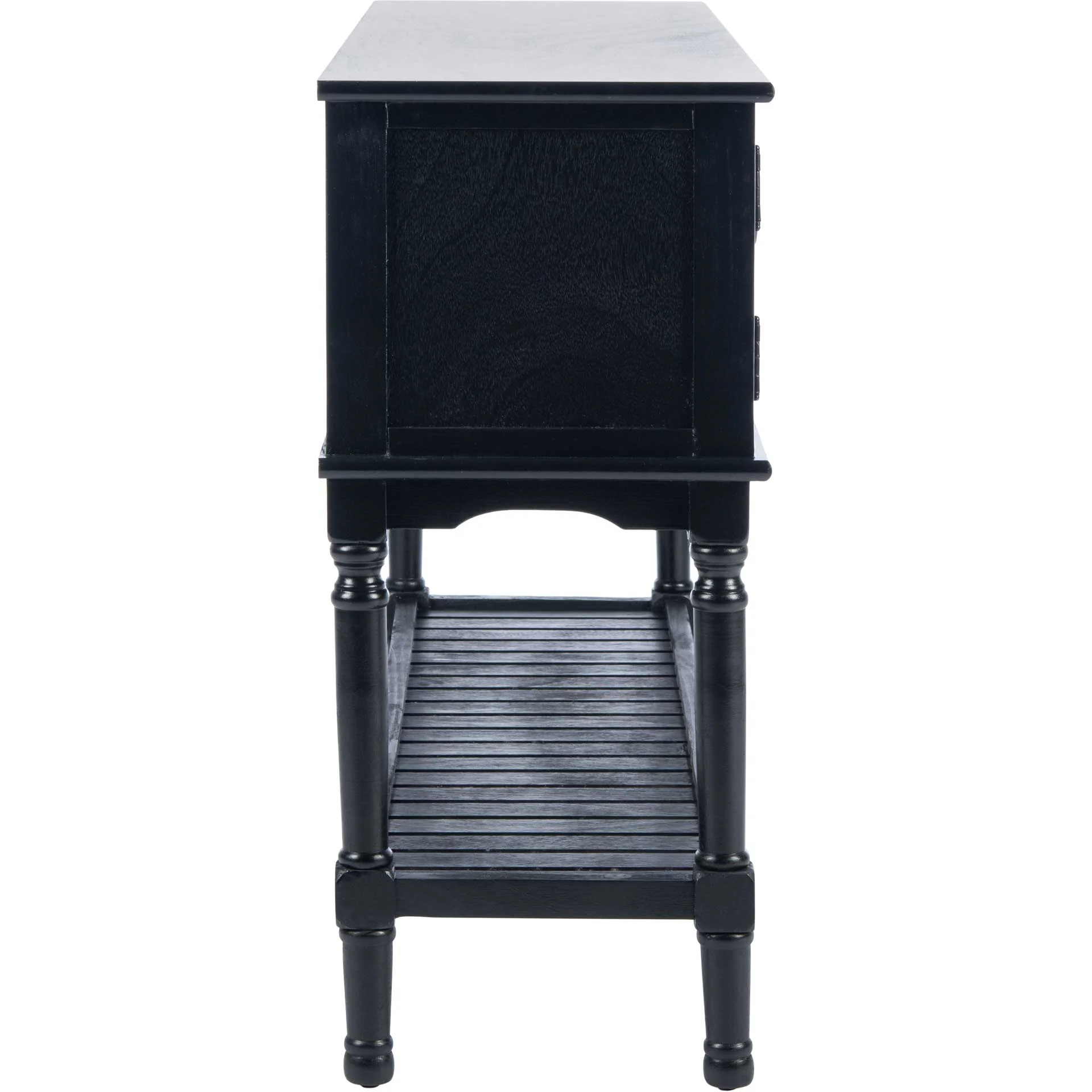 Talita 2 Drawer 2 Door Console Table Black - Image 3