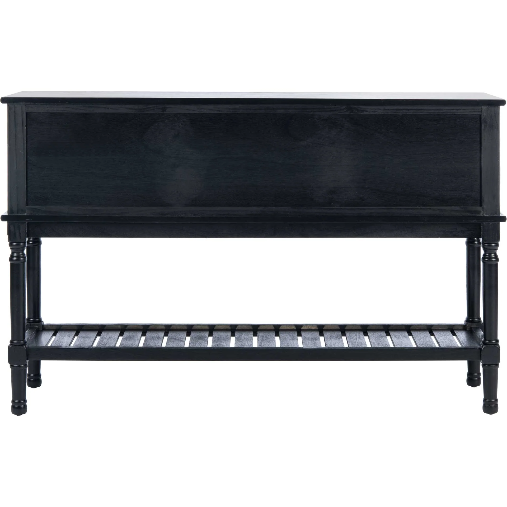 Talita 2 Drawer 2 Door Console Table Black - Image 4