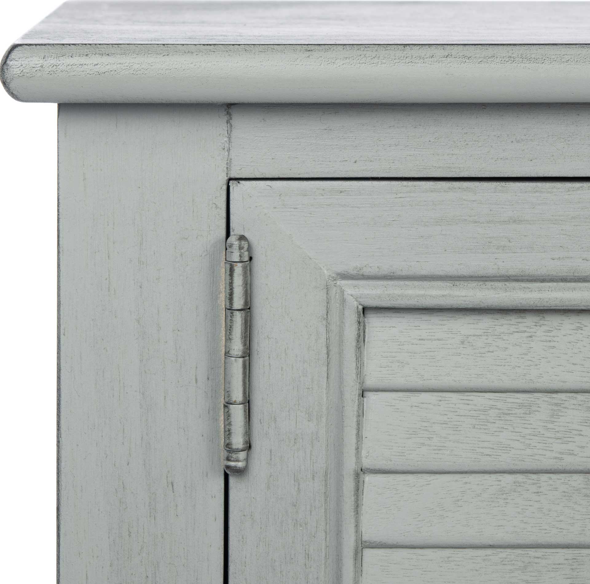Talita 2 Drawer 2 Door Console Table Distressed Gray - Image 6
