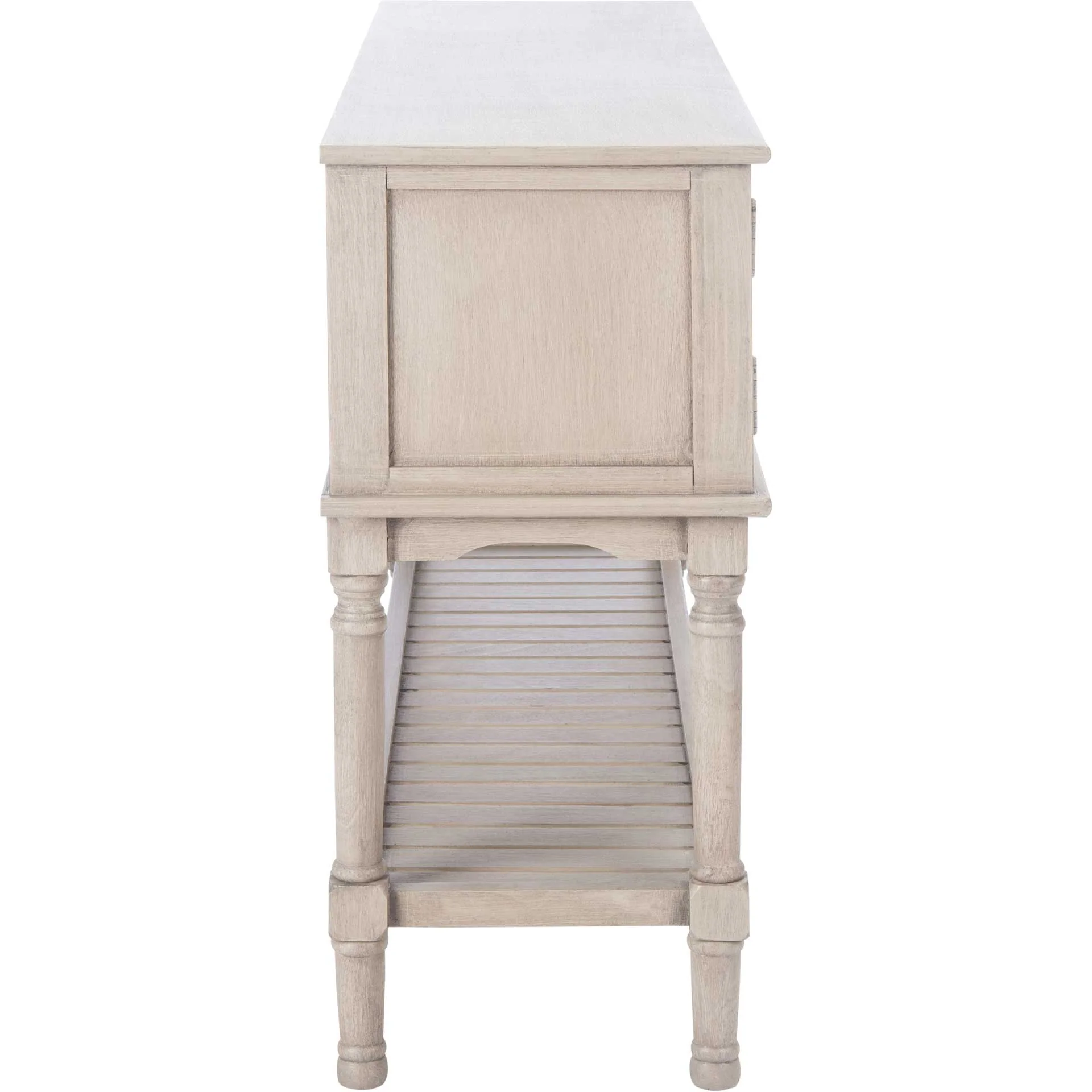 Talita 2 Drawer 2 Door Console Table Greige - Image 3