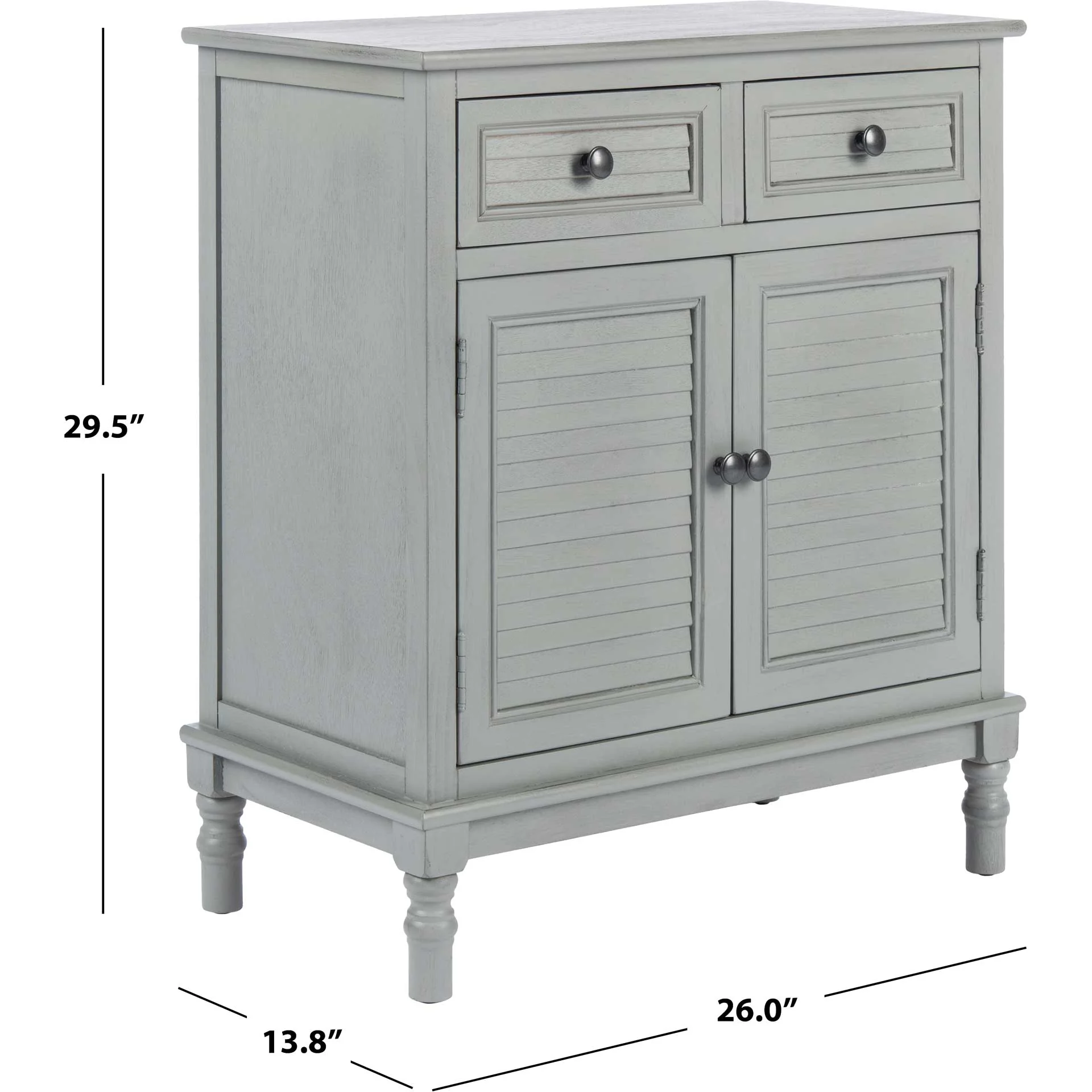 Talita 2 Drawer 2 Door Sideboard Distressed Gray - Image 10