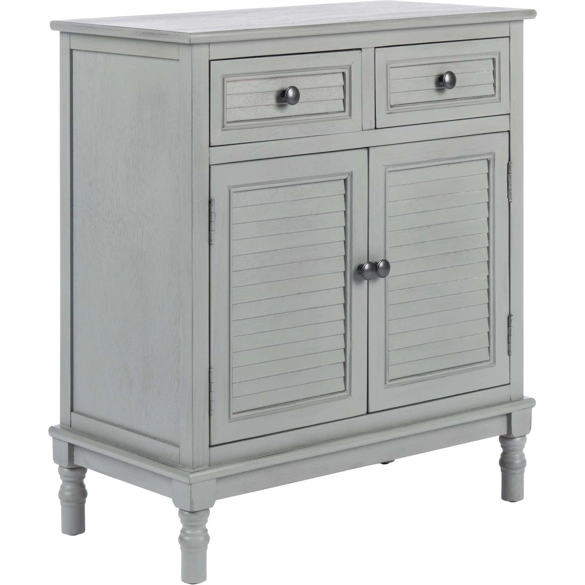 Talita 2 Drawer 2 Door Sideboard Distressed Gray - Image 2