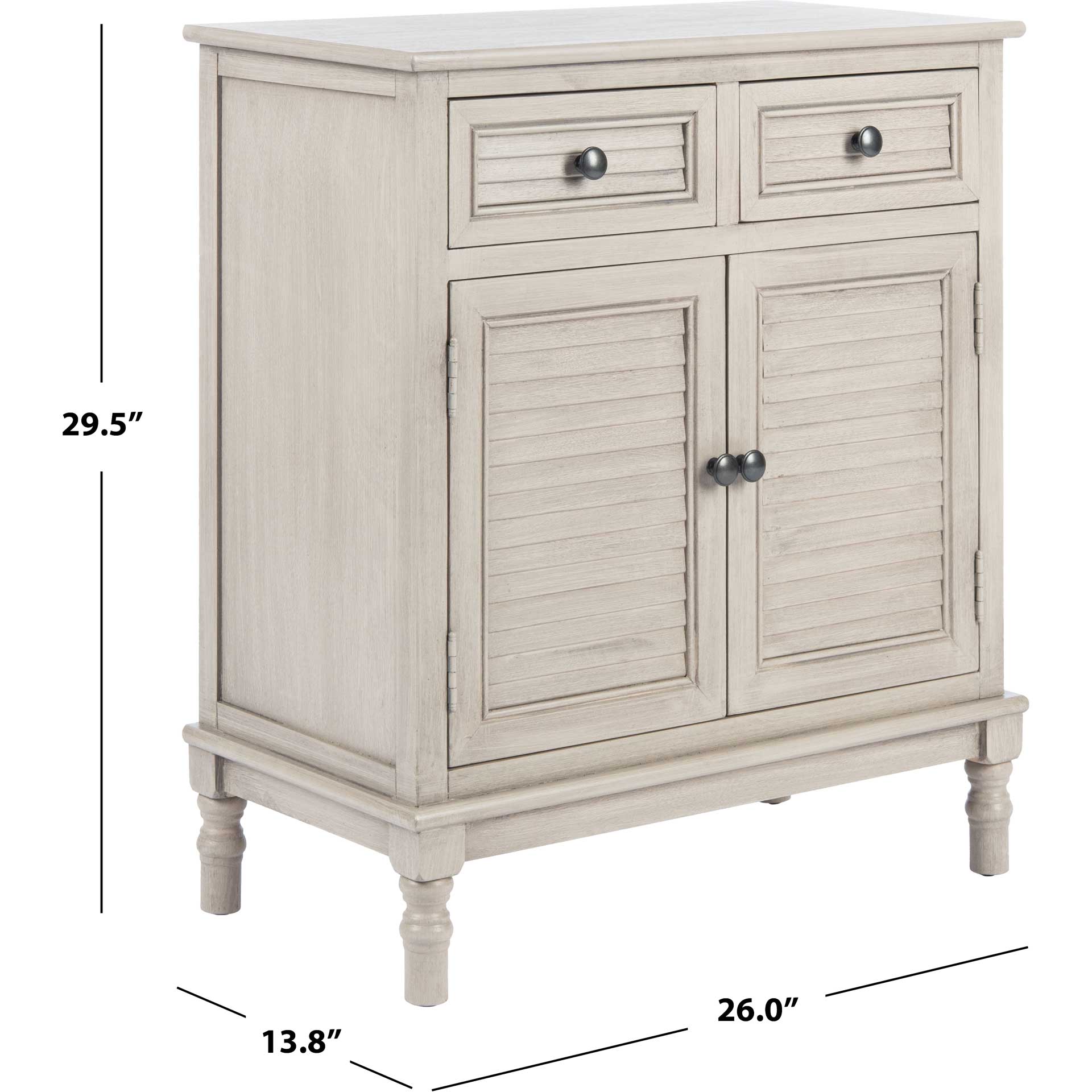 Talita 2 Drawer 2 Door Sideboard Greige - Image 10