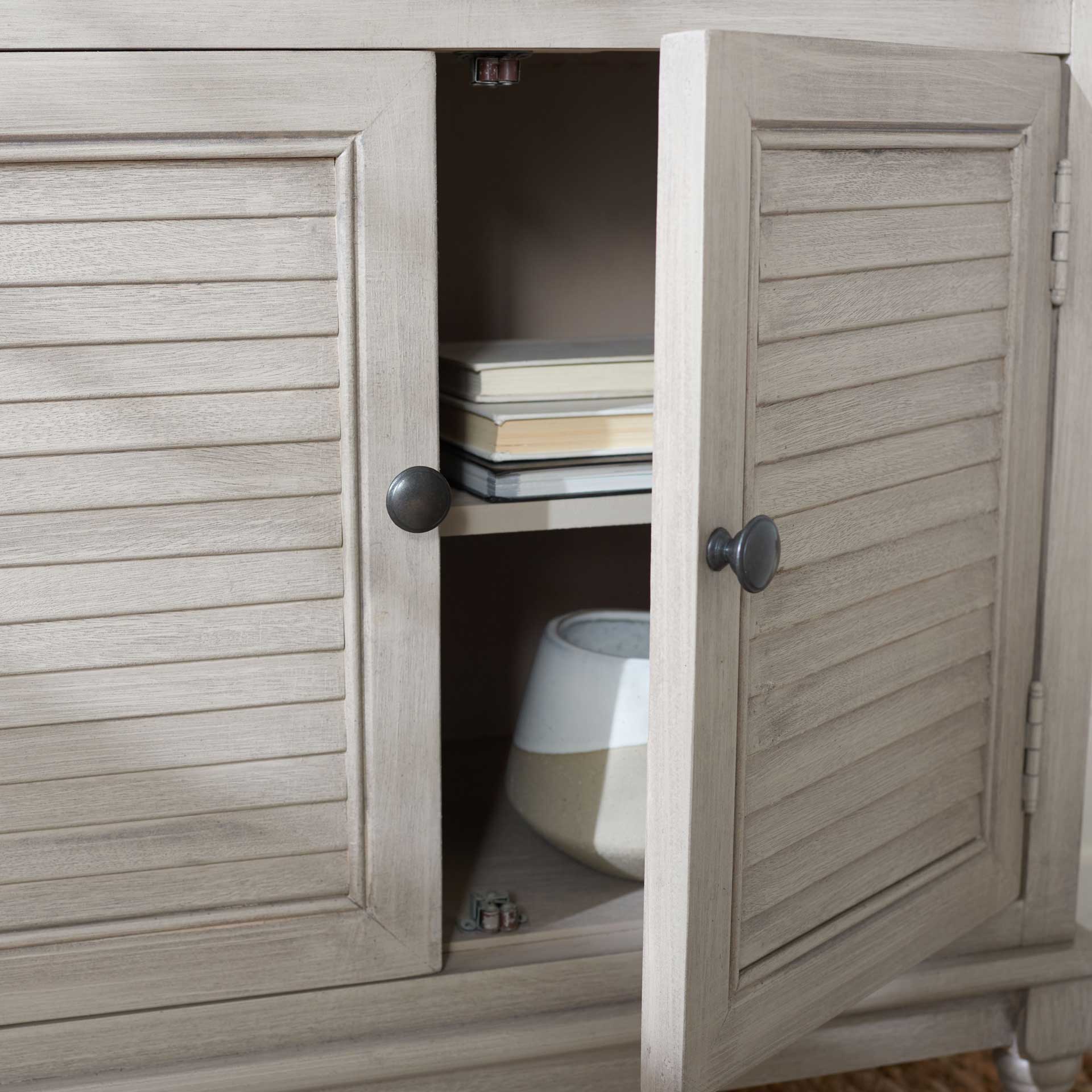 Talita 2 Drawer 2 Door Sideboard Greige - Image 8