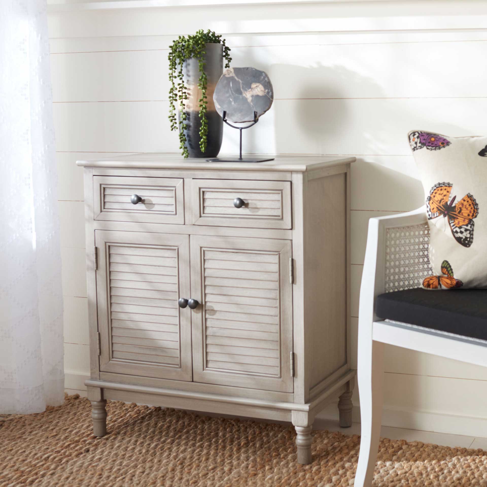 Talita 2 Drawer 2 Door Sideboard Greige - Image 9