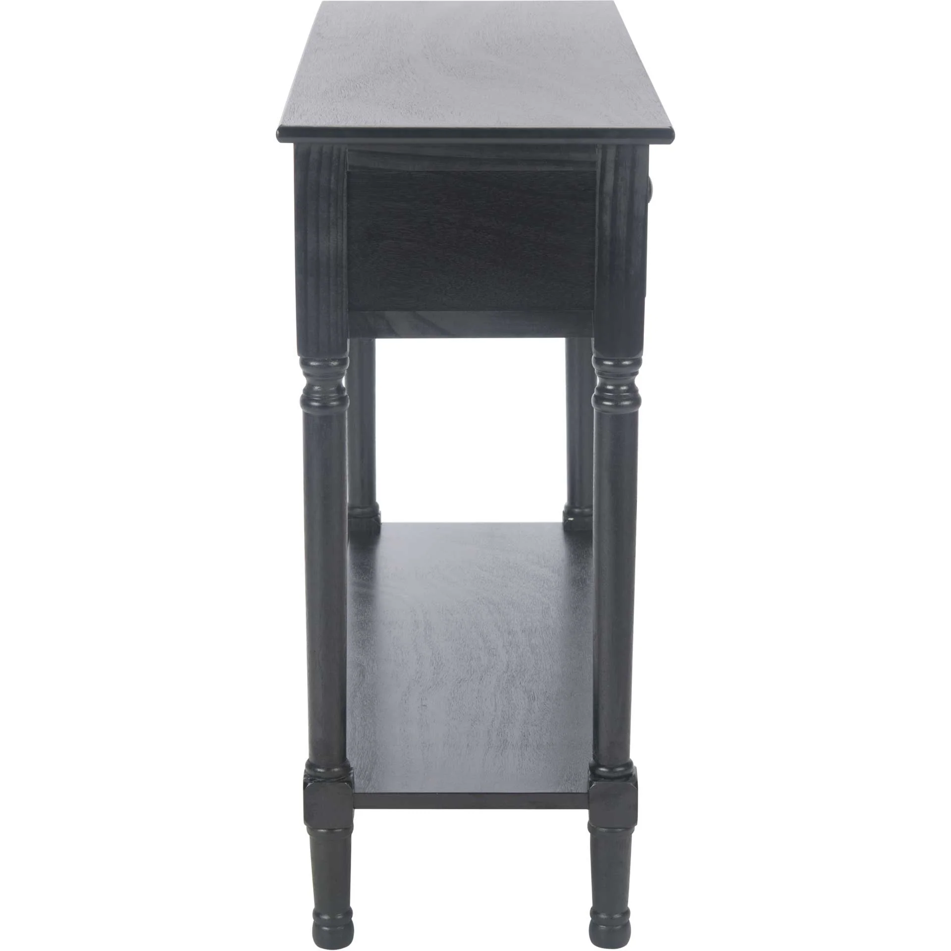 Talita 2 Drawer Console Table Black - Image 2