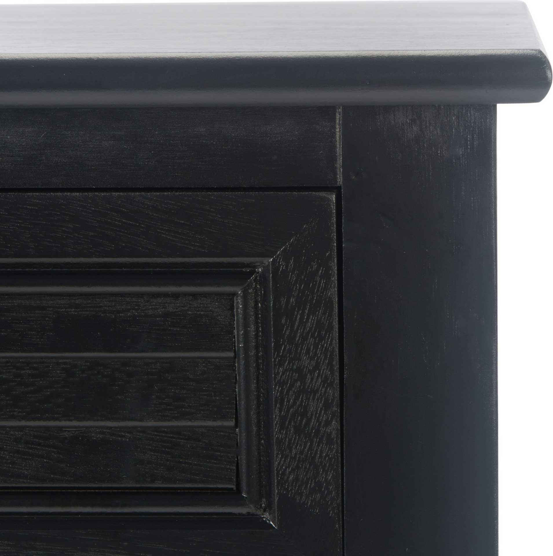 Talita 2 Drawer Console Table Black - Image 5