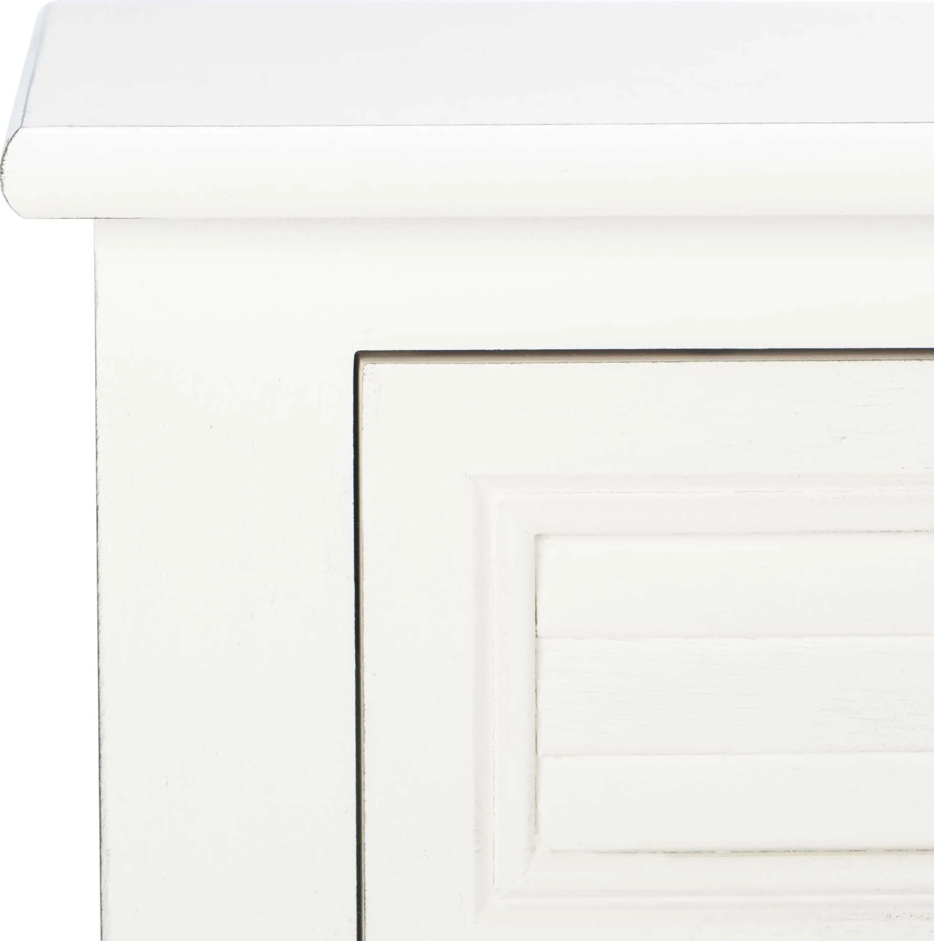 Talita 2 Drawer Console Table Distressed White - Image 5