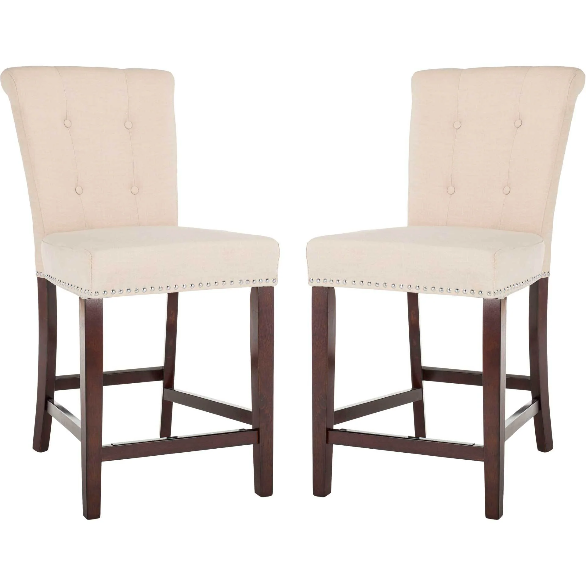 Taliyah Bar Stool Beige (Set of 2) - Image 13